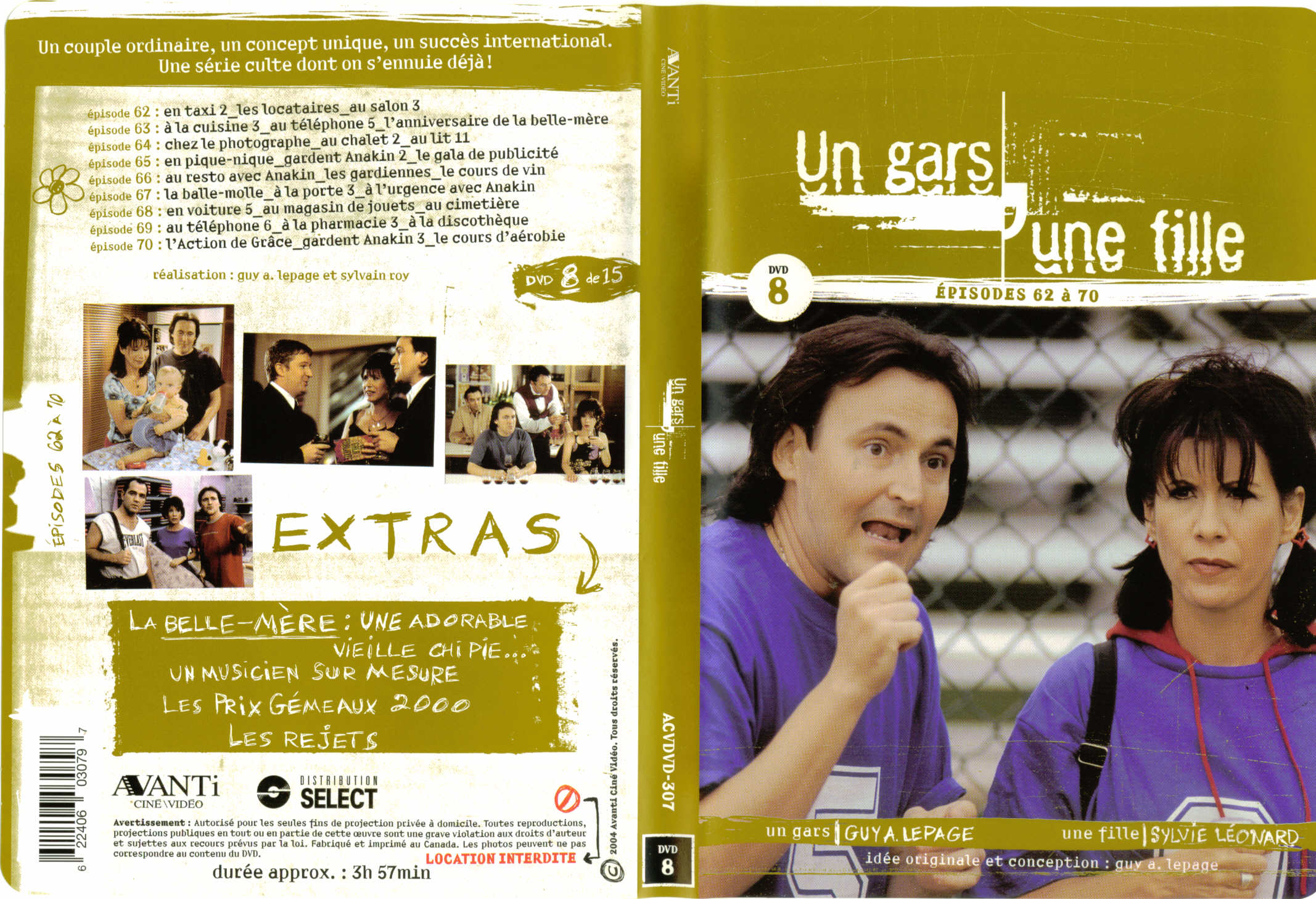 Jaquette DVD Un gars une fille (Canadienne) DVD 8