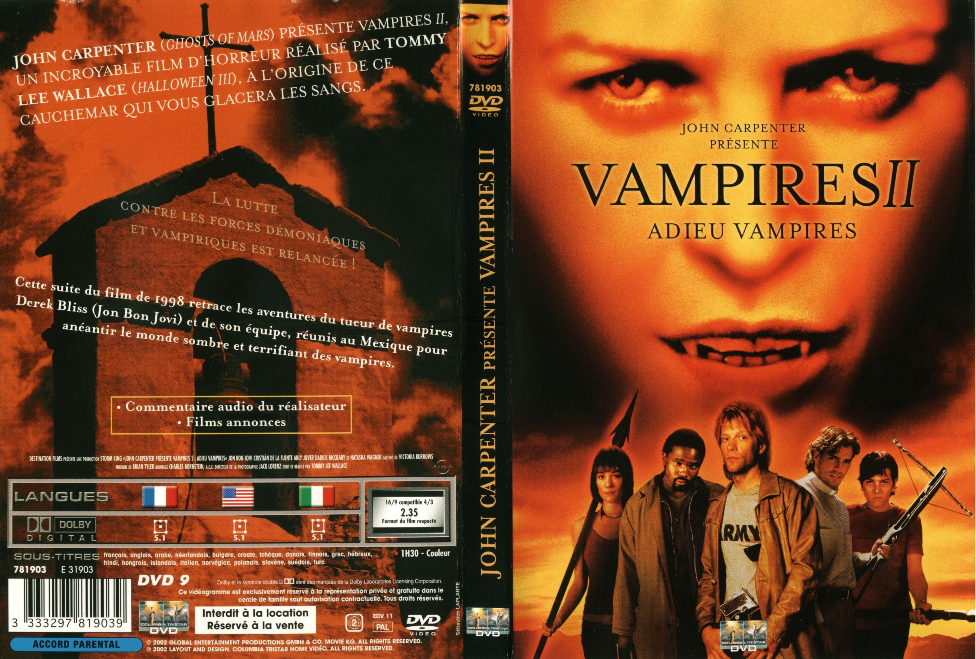 Jaquette DVD Vampires 2