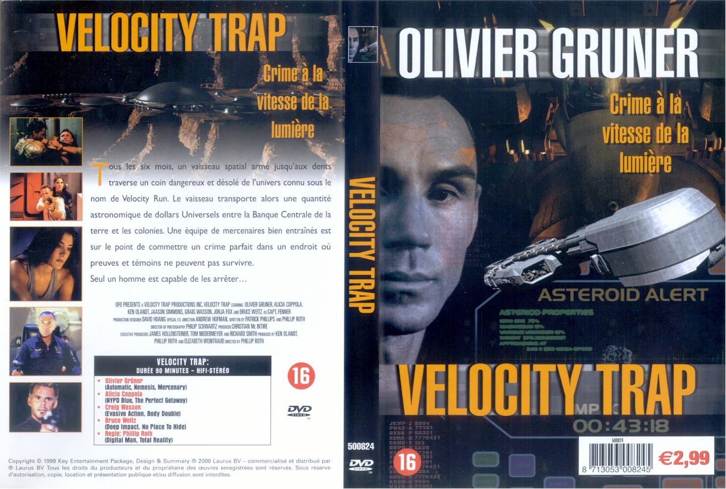 Jaquette DVD Velocity trap