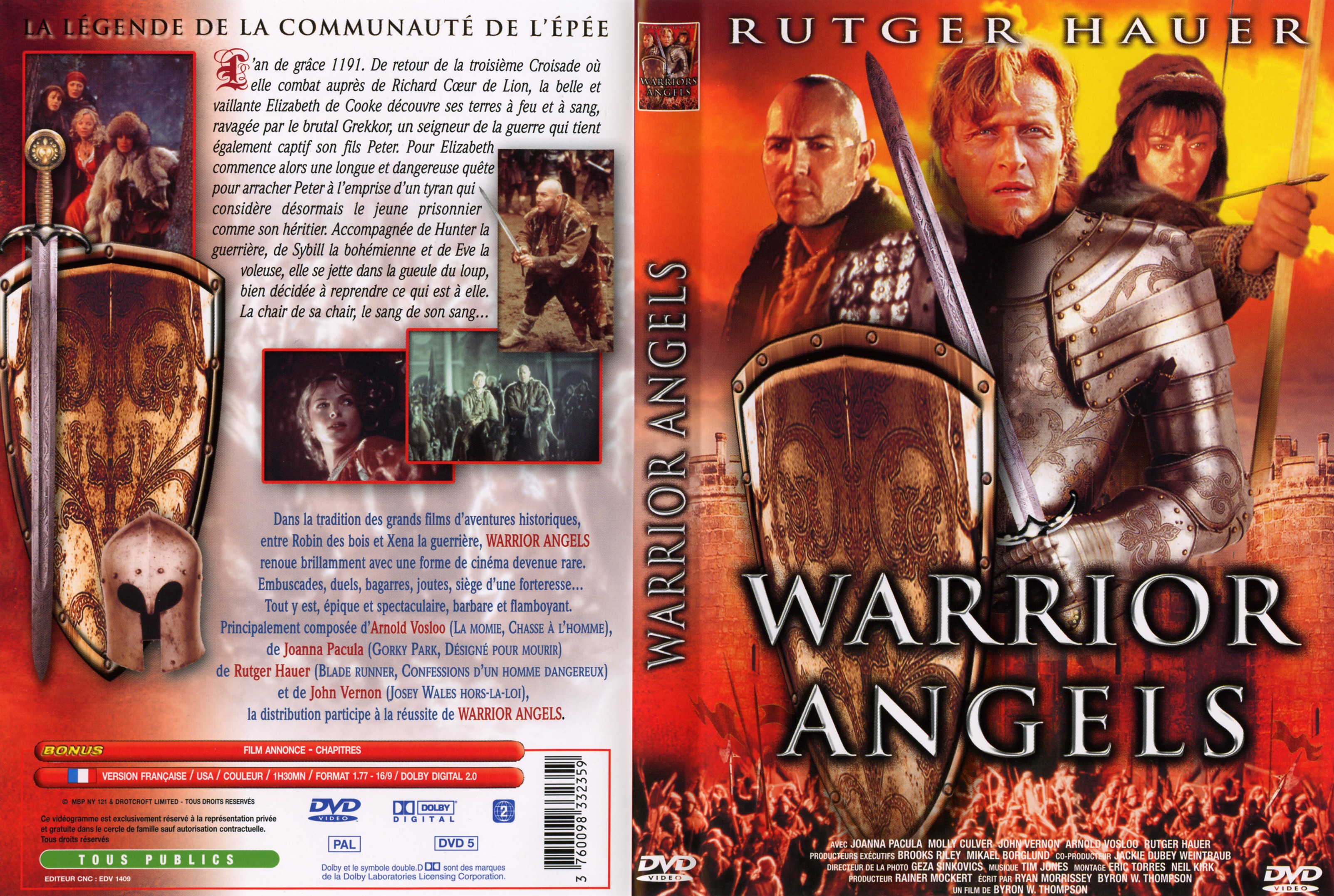 Jaquette DVD Warrior Angels