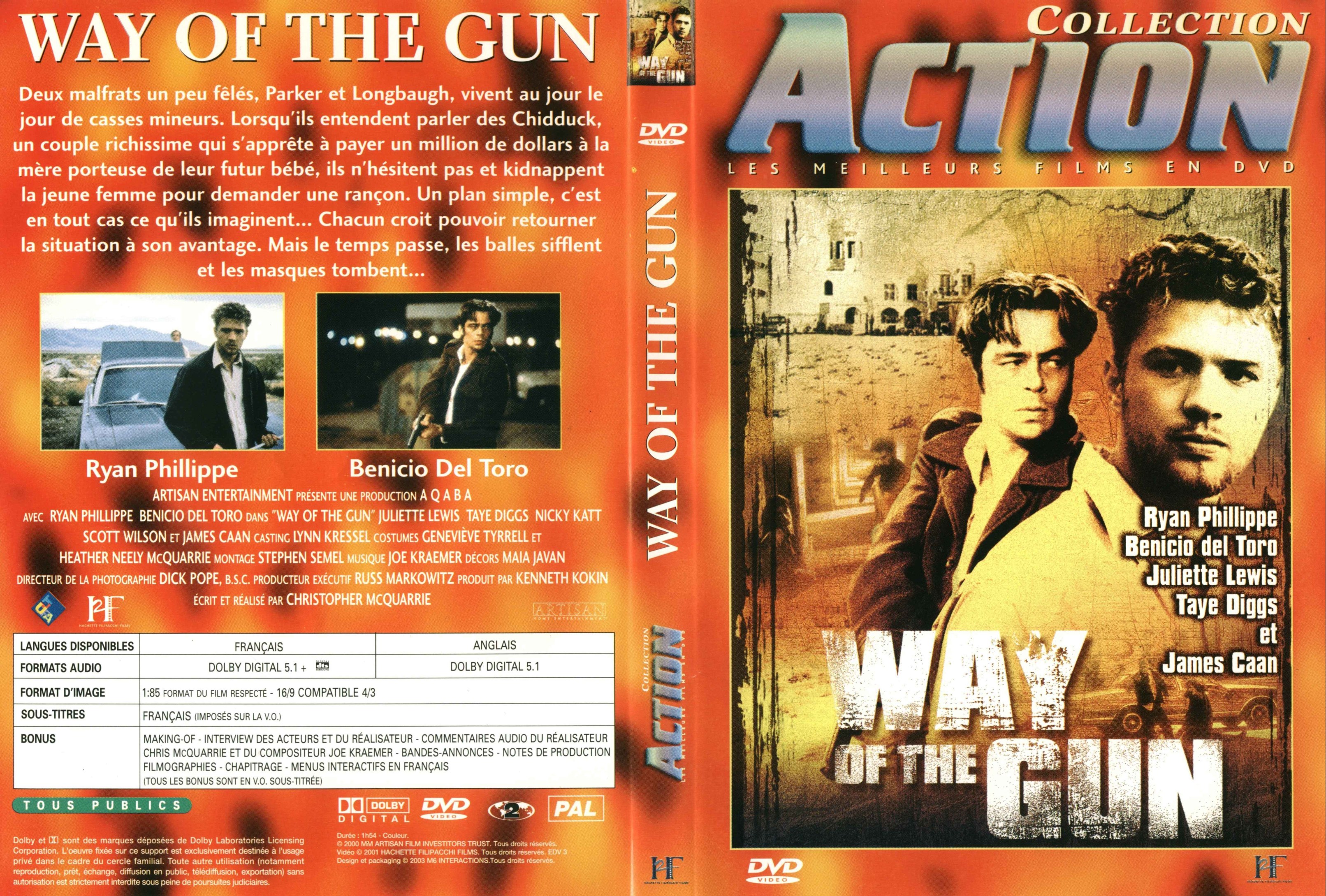 Jaquette DVD Way of the gun