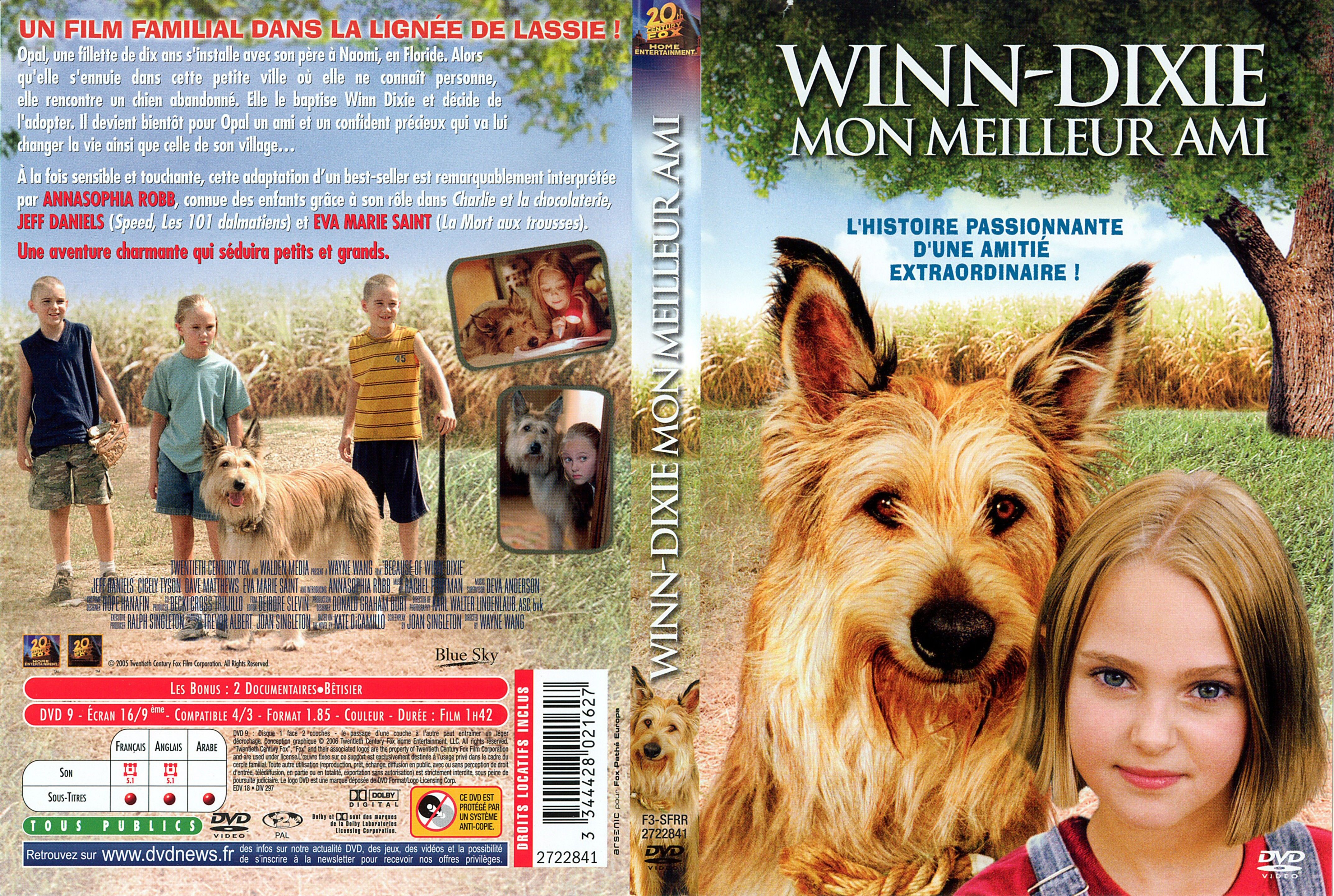 Jaquette DVD Winn-dixie mon meilleur ami