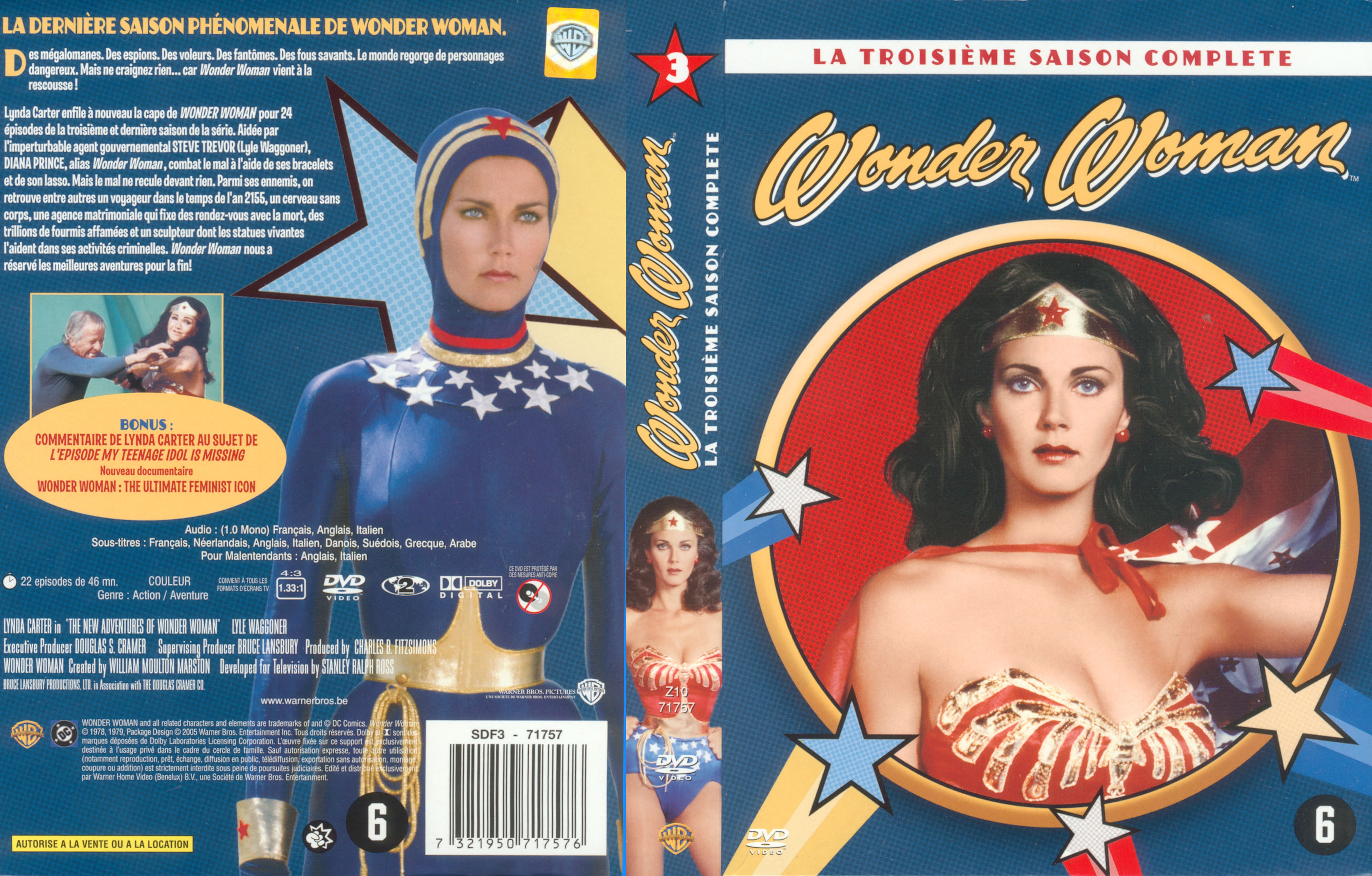 Jaquette DVD Wonder Woman saison 3
