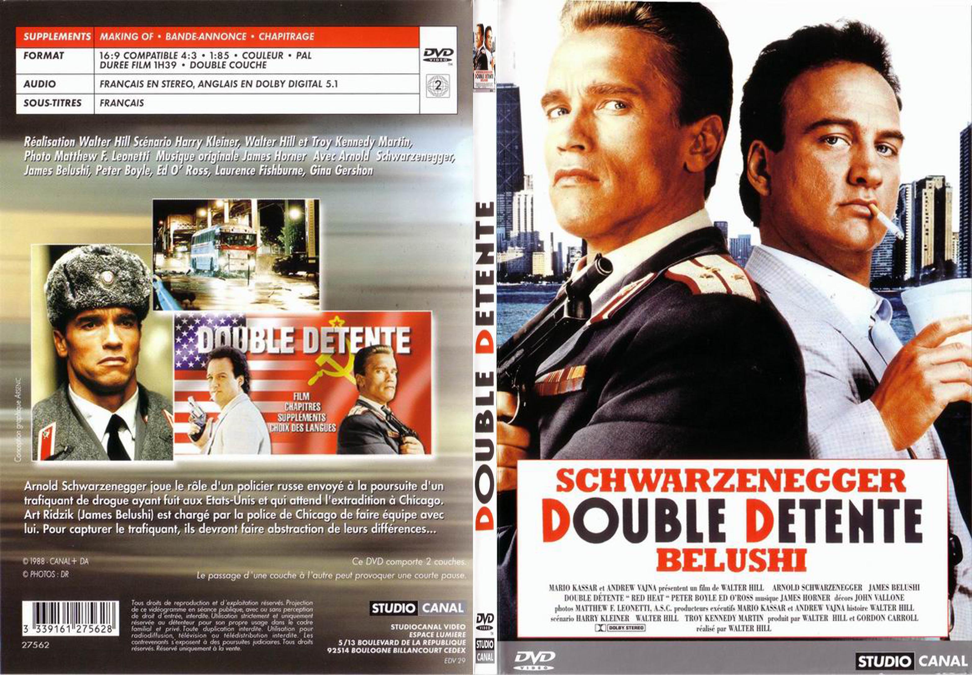 Jaquette DVD double detente - SLIM