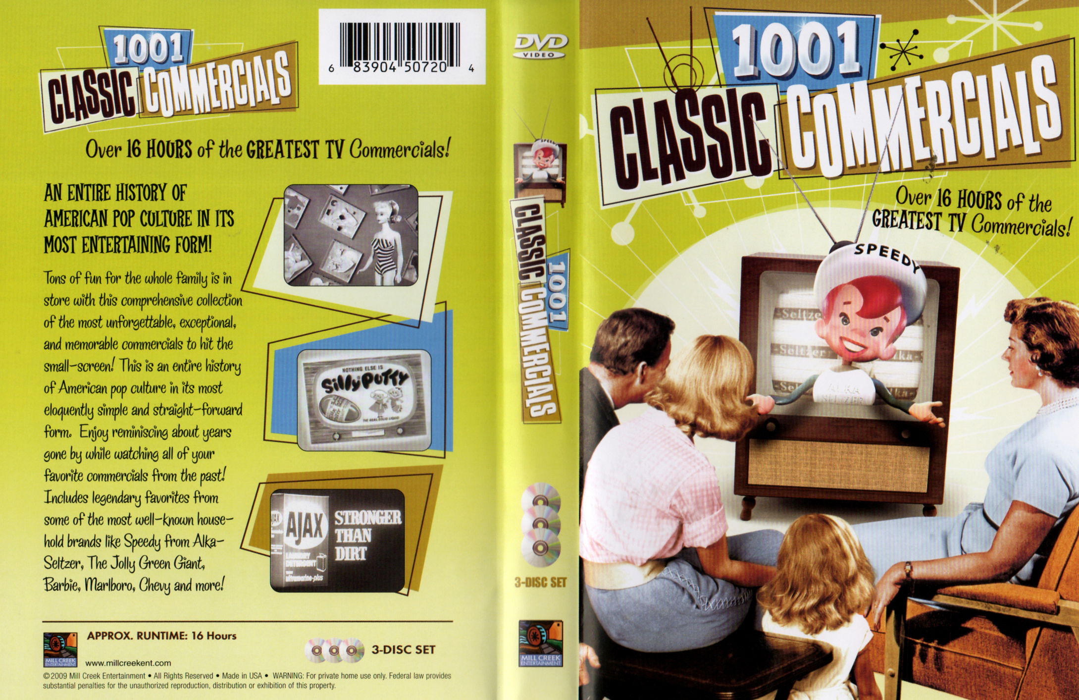 Jaquette DVD 1001 classics commercials