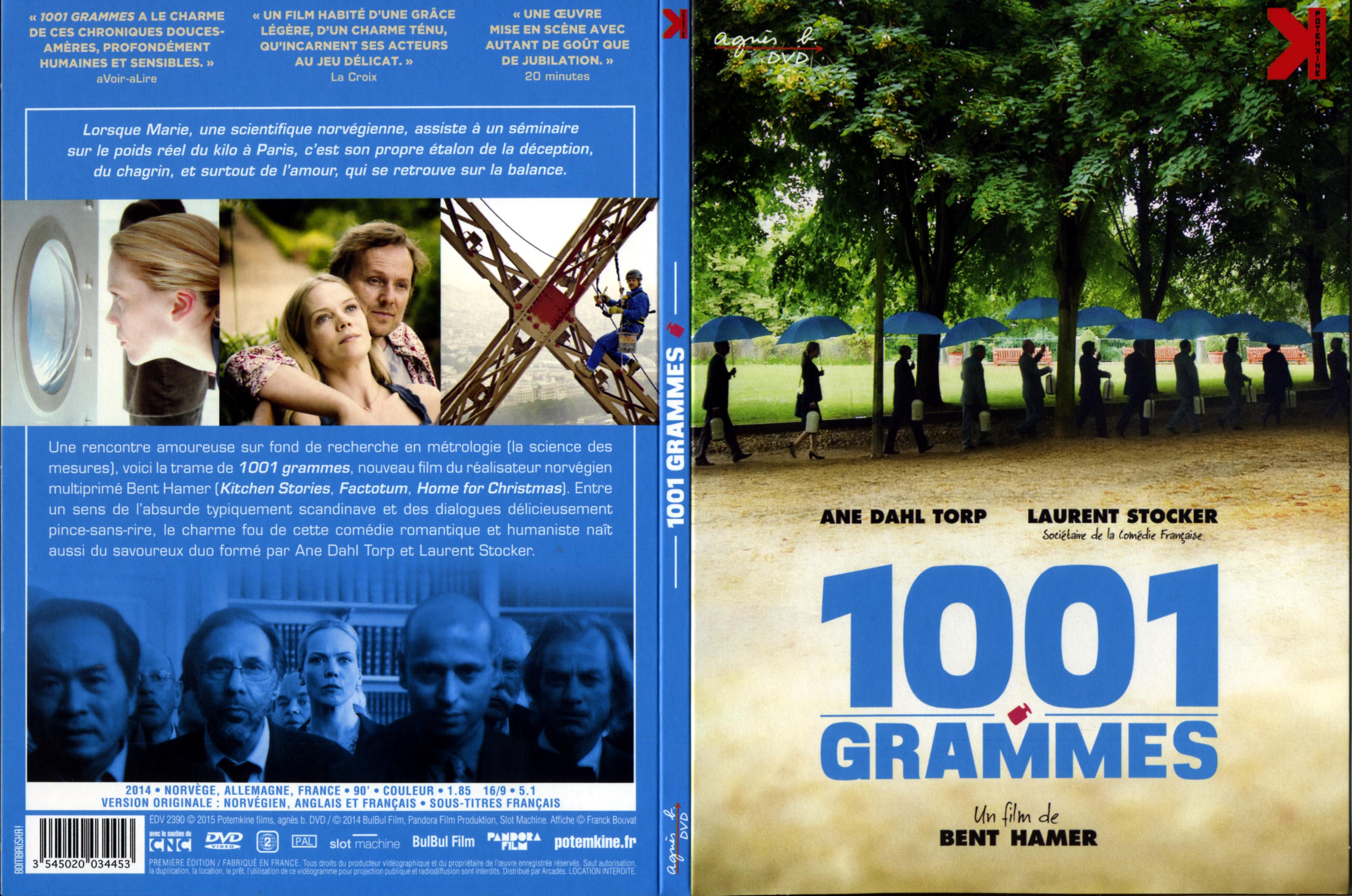 Jaquette DVD 1001 grammes