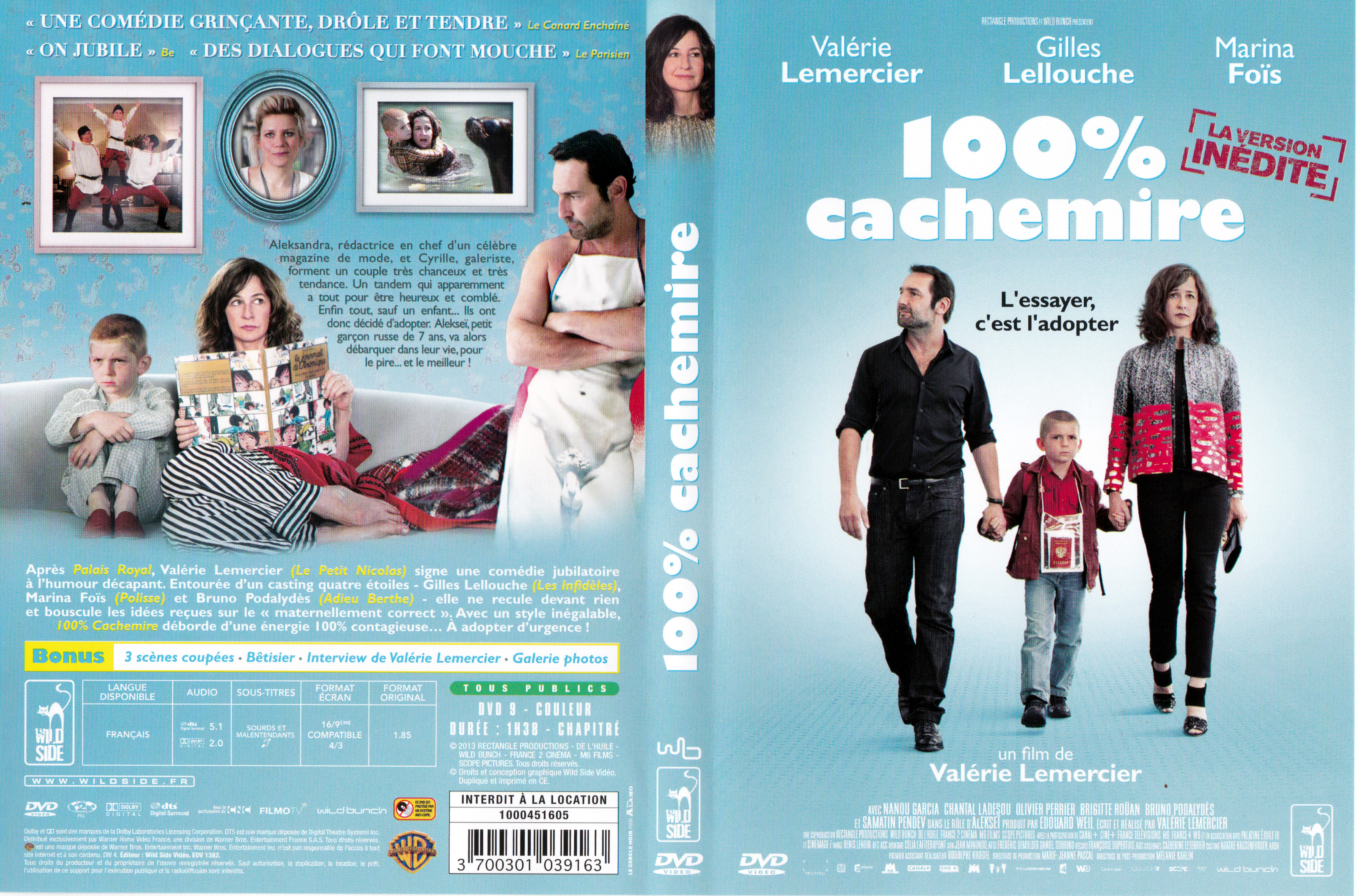 Jaquette DVD 100 Cachemire