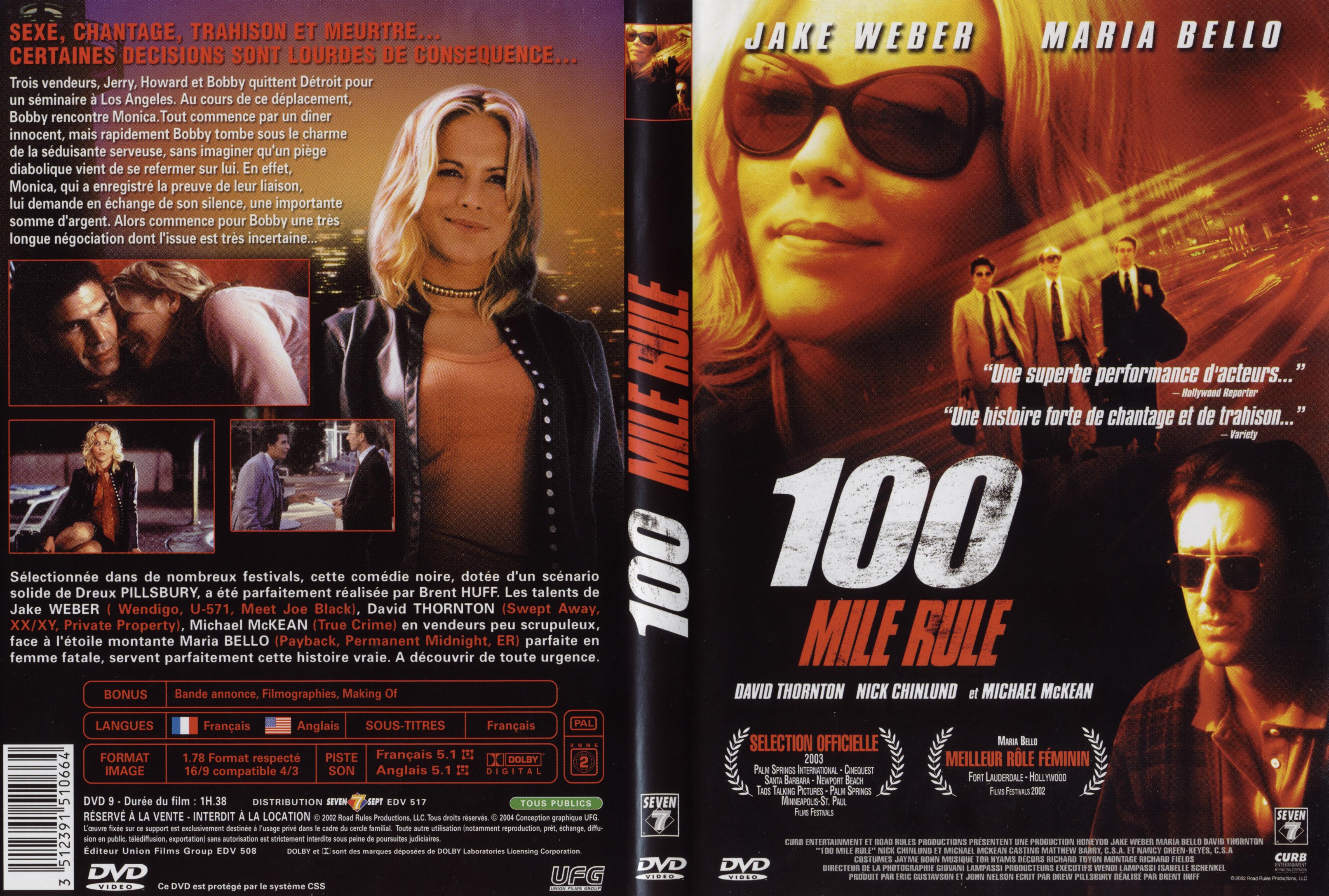 Jaquette DVD 100 mile rule