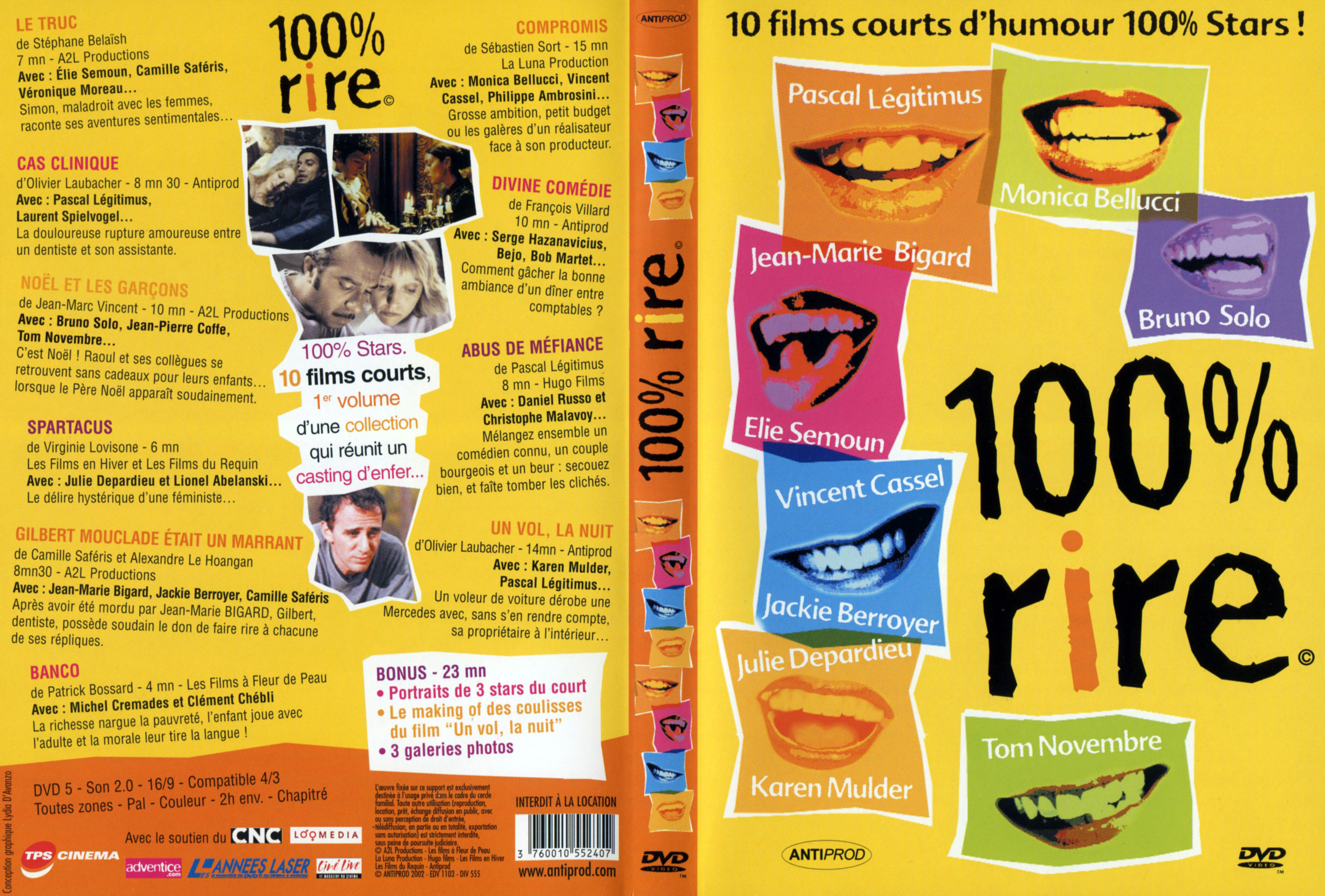 Jaquette DVD 100 rire