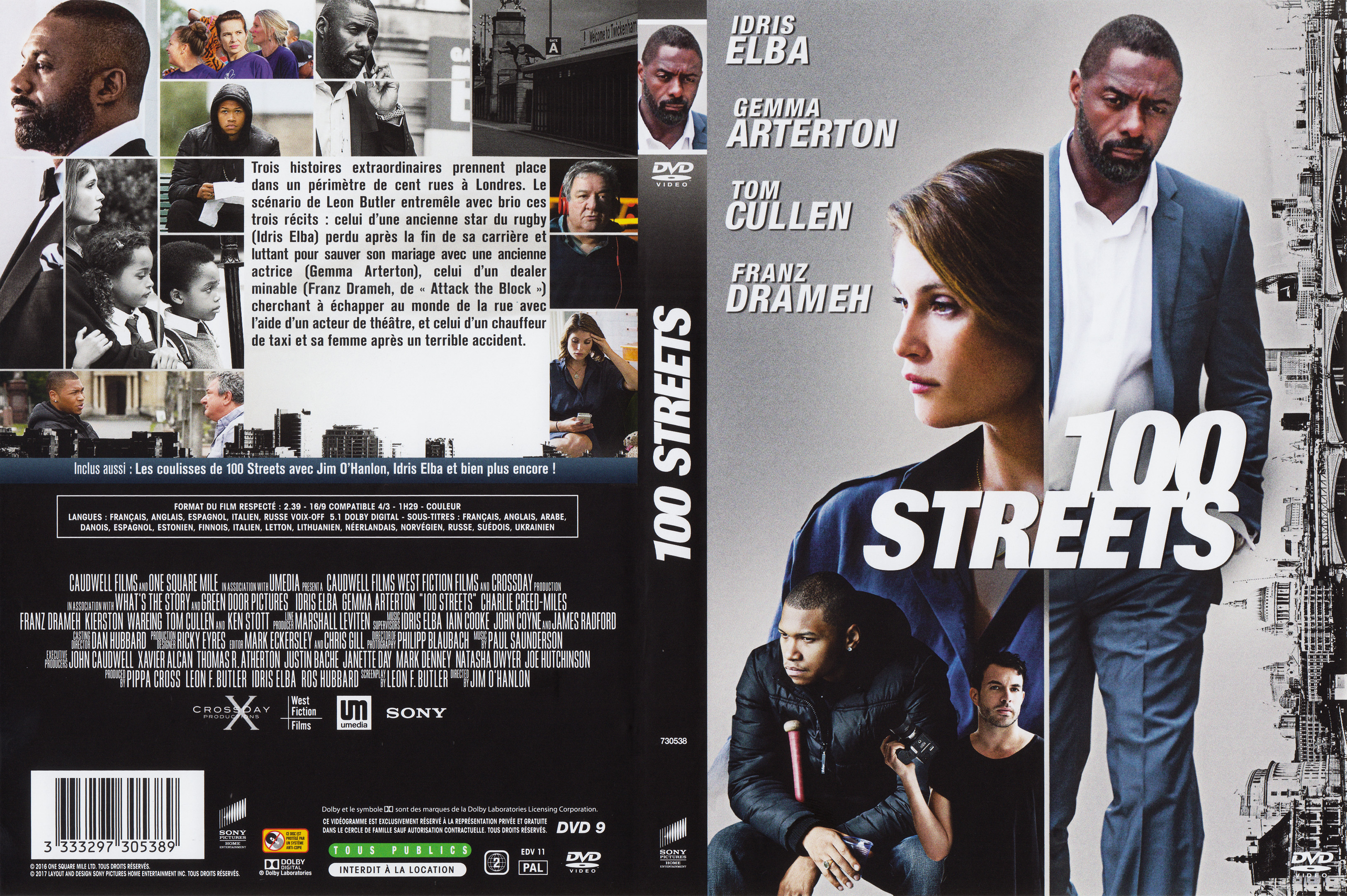Jaquette DVD 100 streets