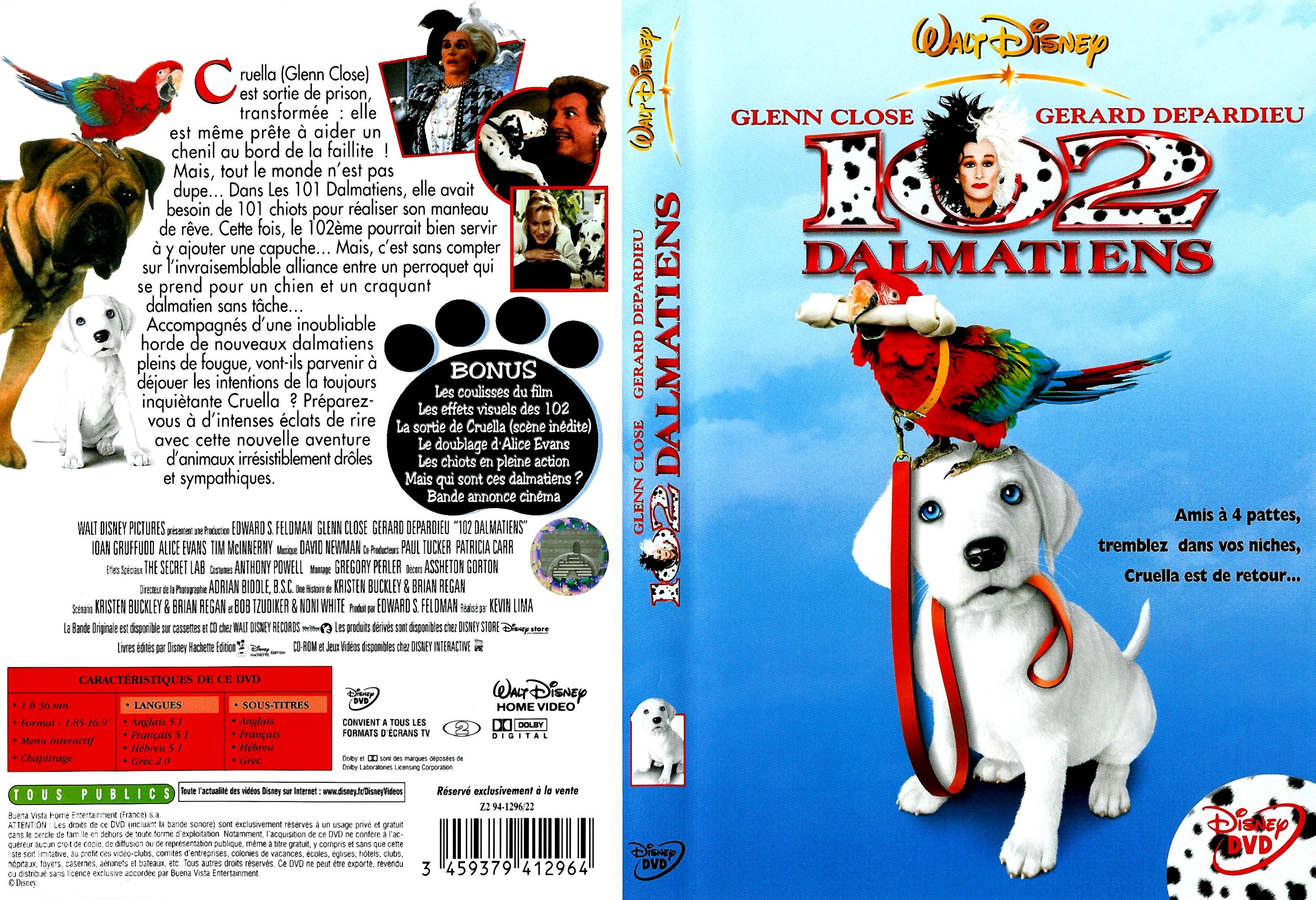 Jaquette DVD 102 dalmatiens v2