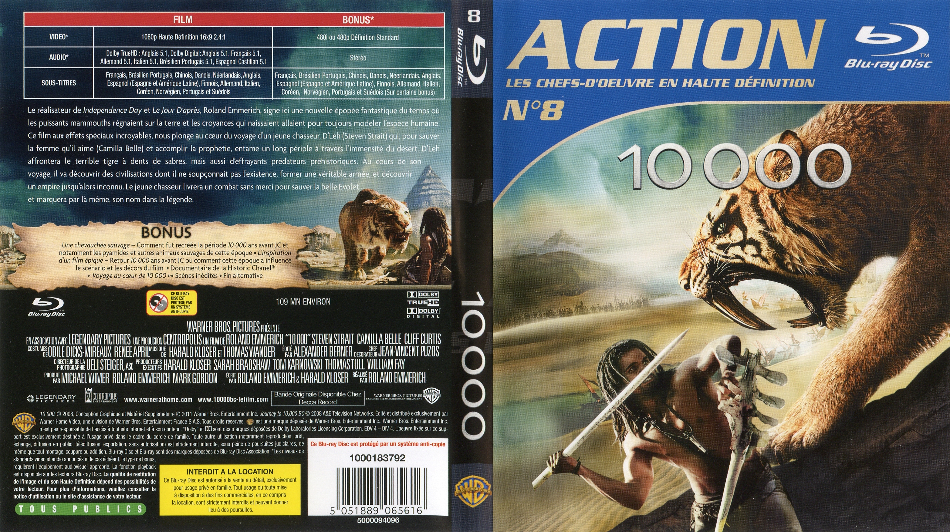 Jaquette DVD 10 000 (BLU-RAY)