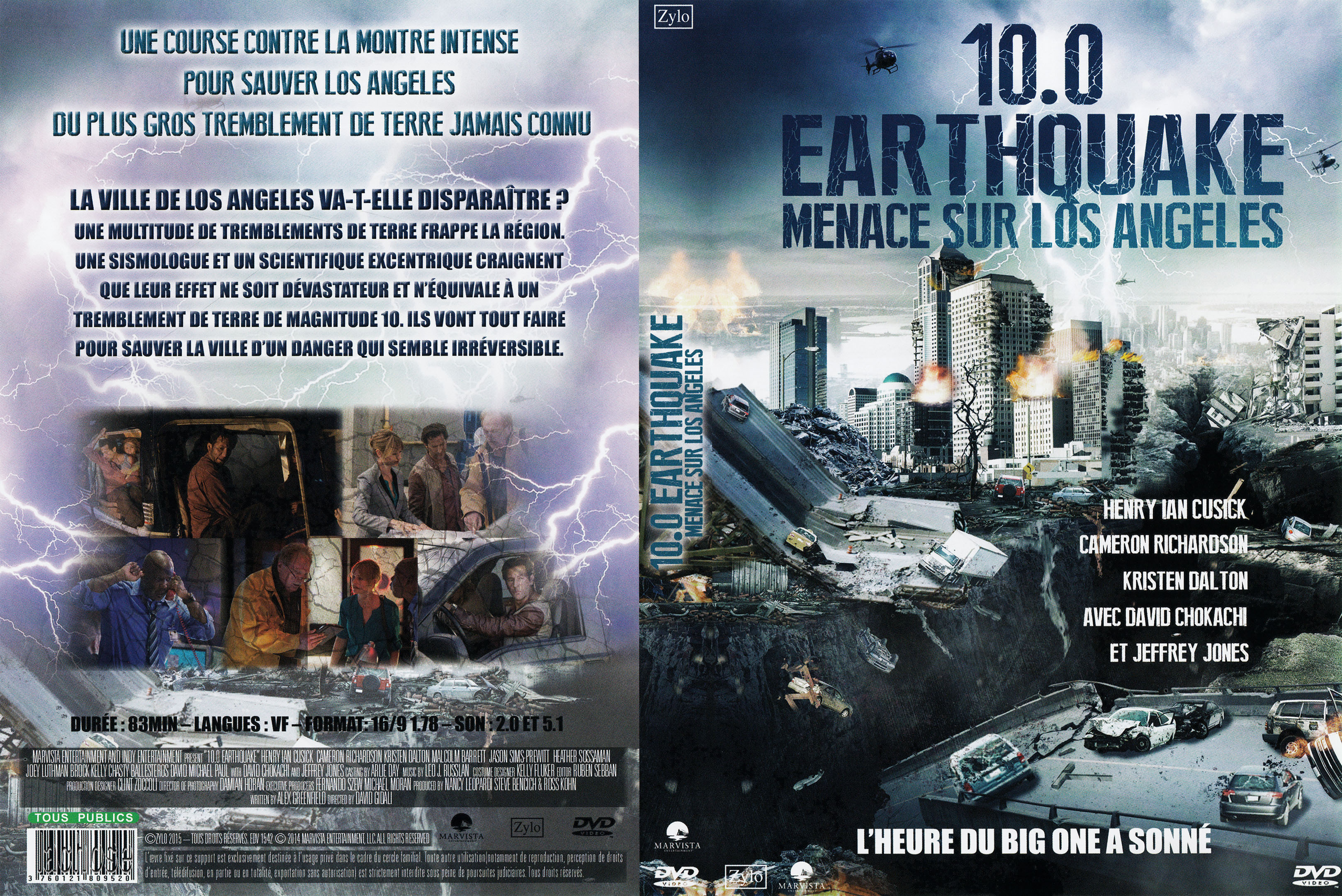 Jaquette DVD 10 0 earthquake