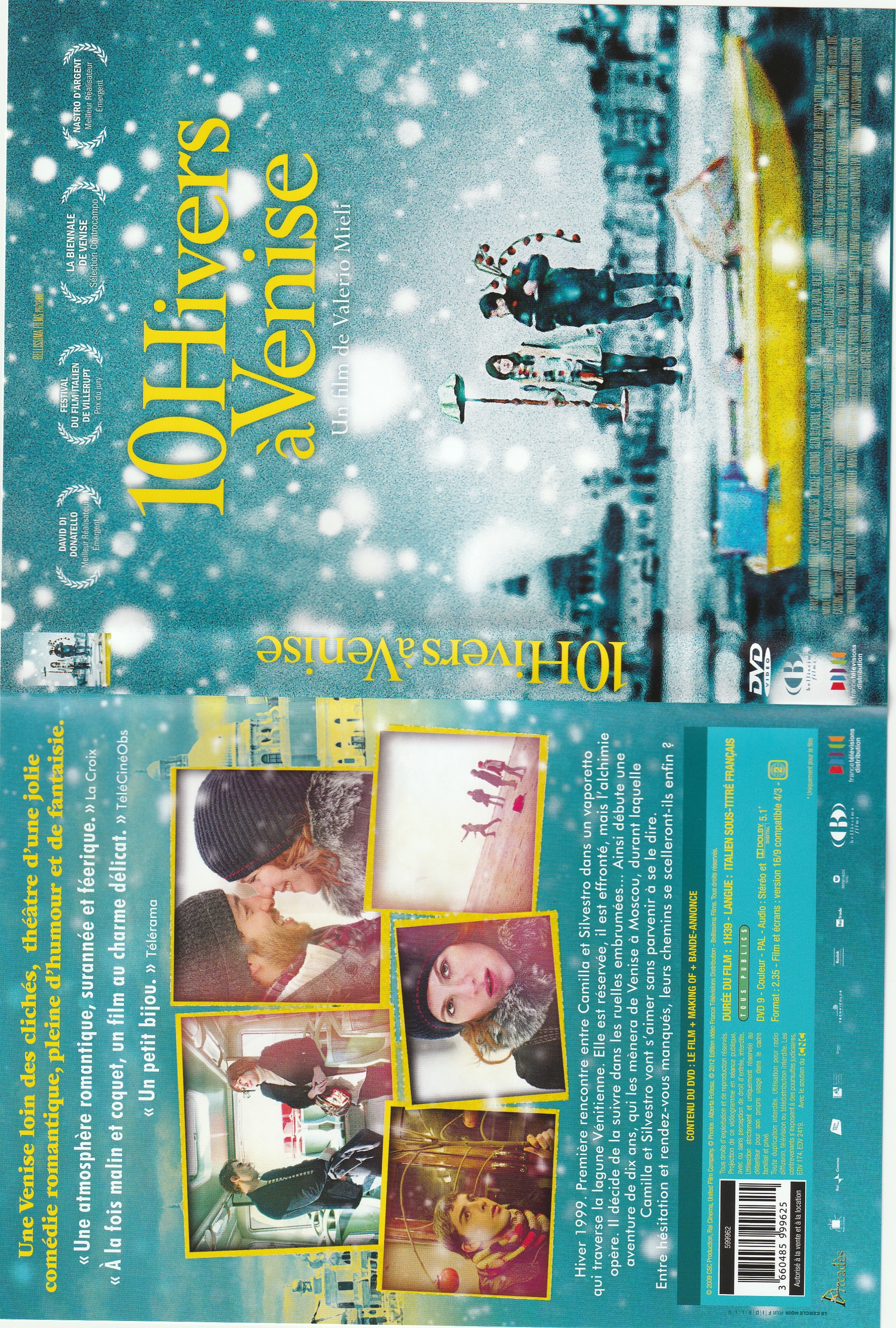 Jaquette DVD 10 hivers  Venise