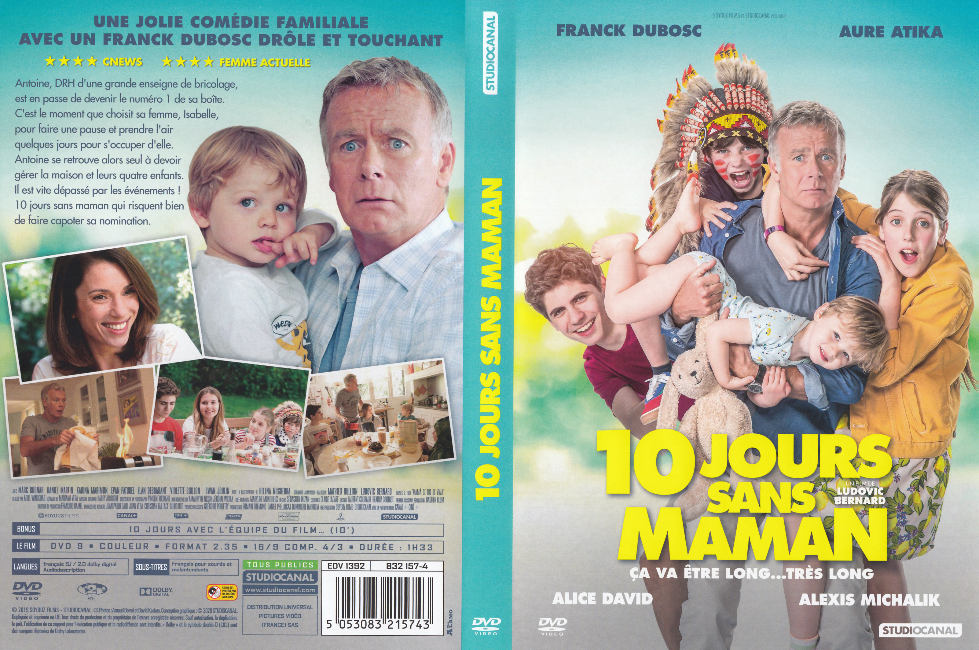 Jaquette DVD 10 jours sans maman