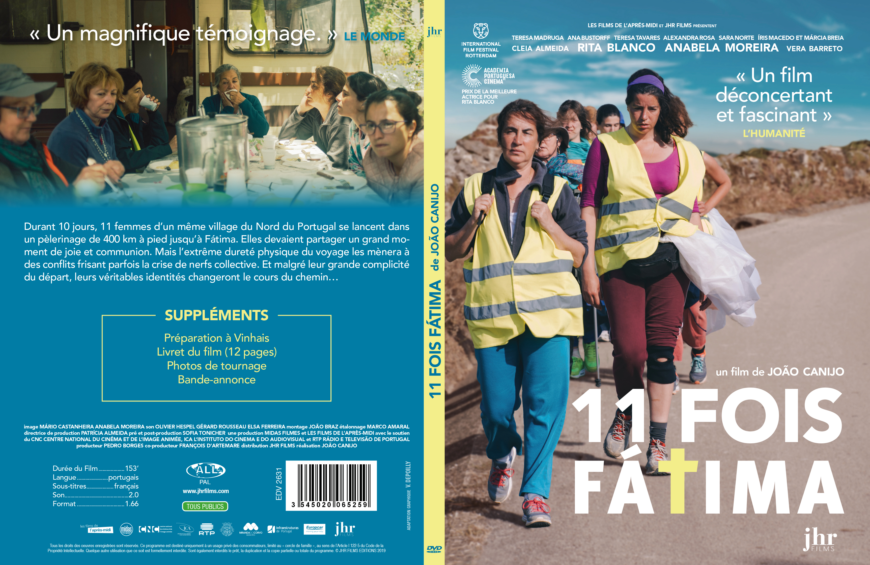 Jaquette DVD 11 fois fatima