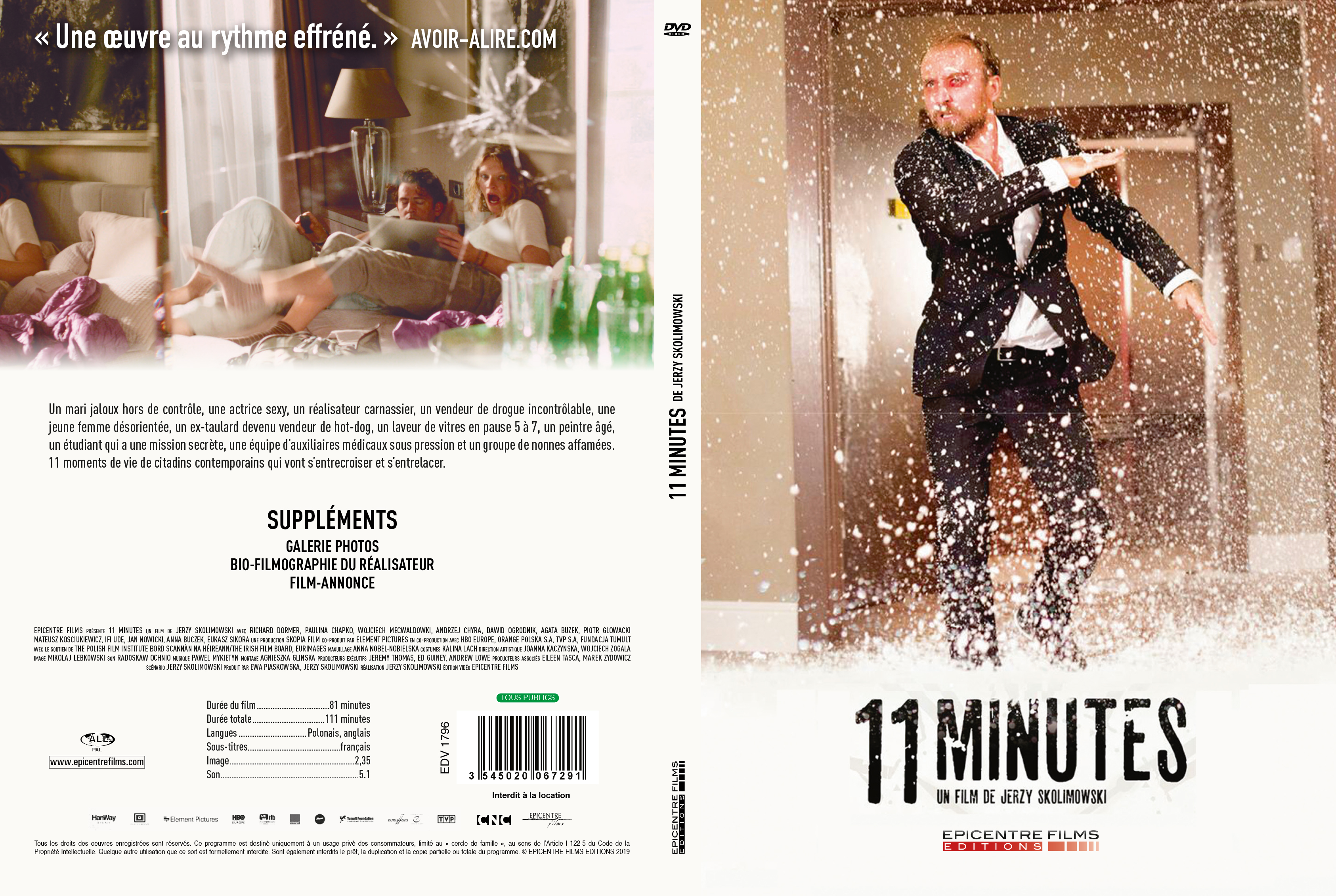Jaquette DVD 11 minutes