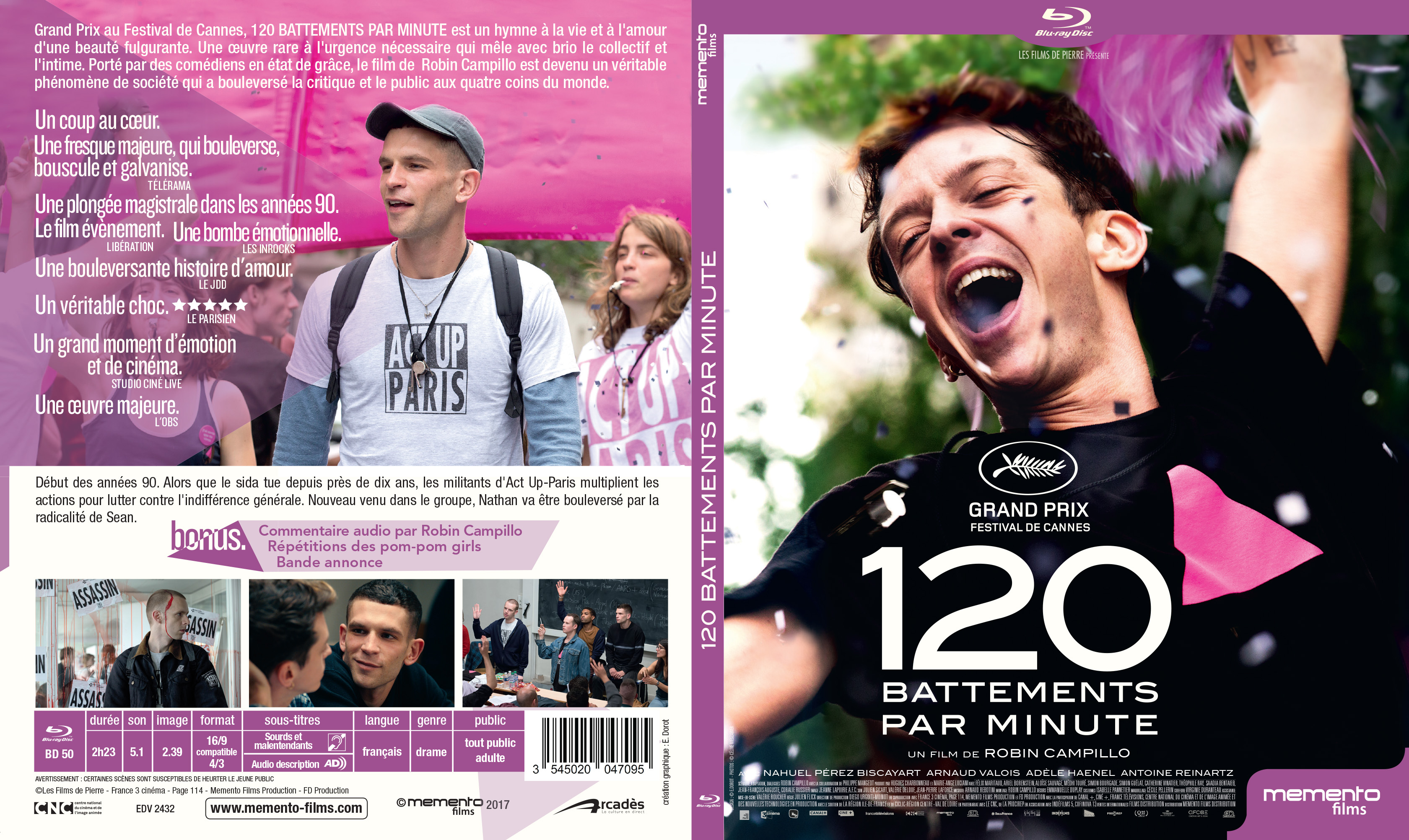 Jaquette DVD 120 battements par minute (BLU-RAY)
