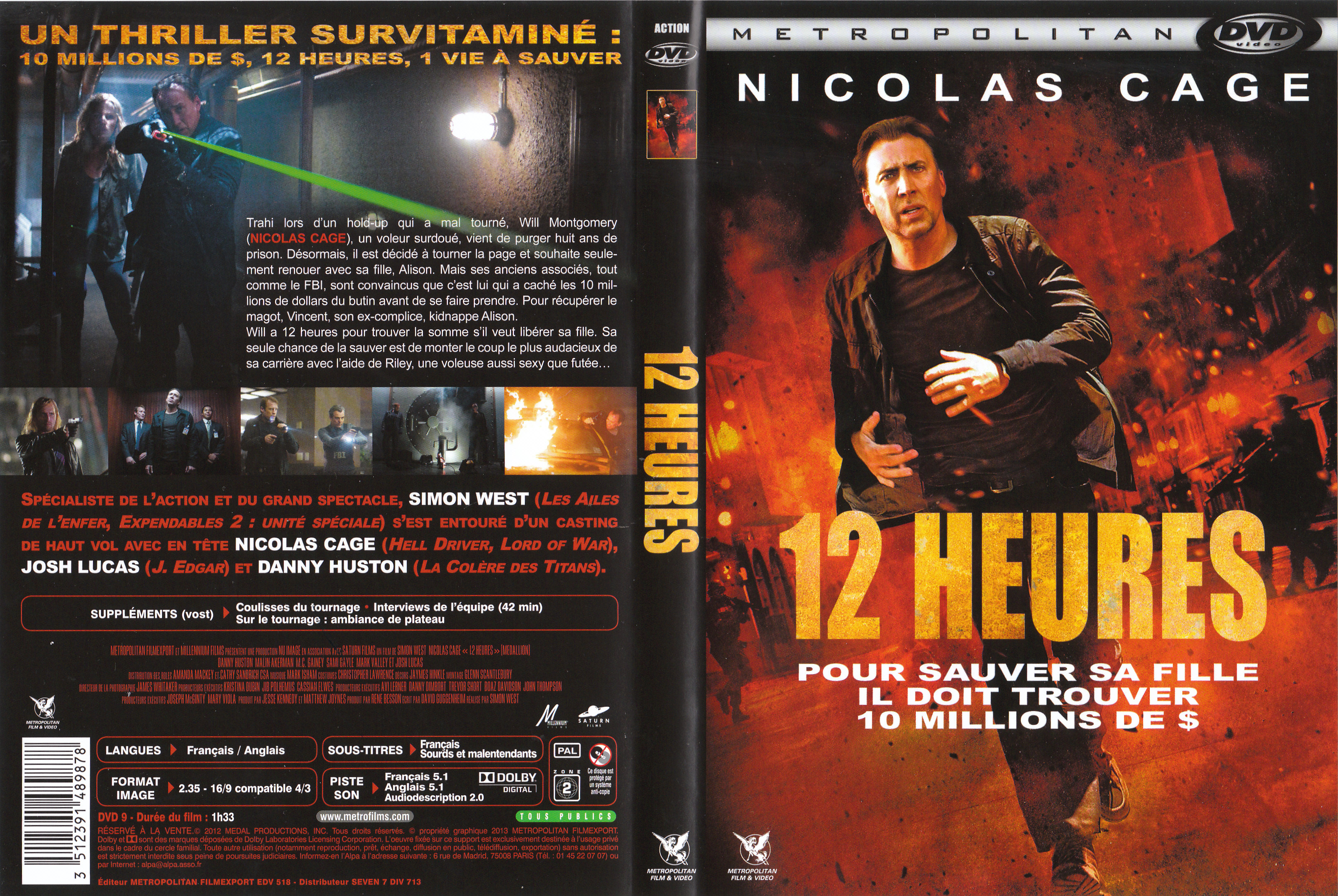 Jaquette DVD 12 Heures