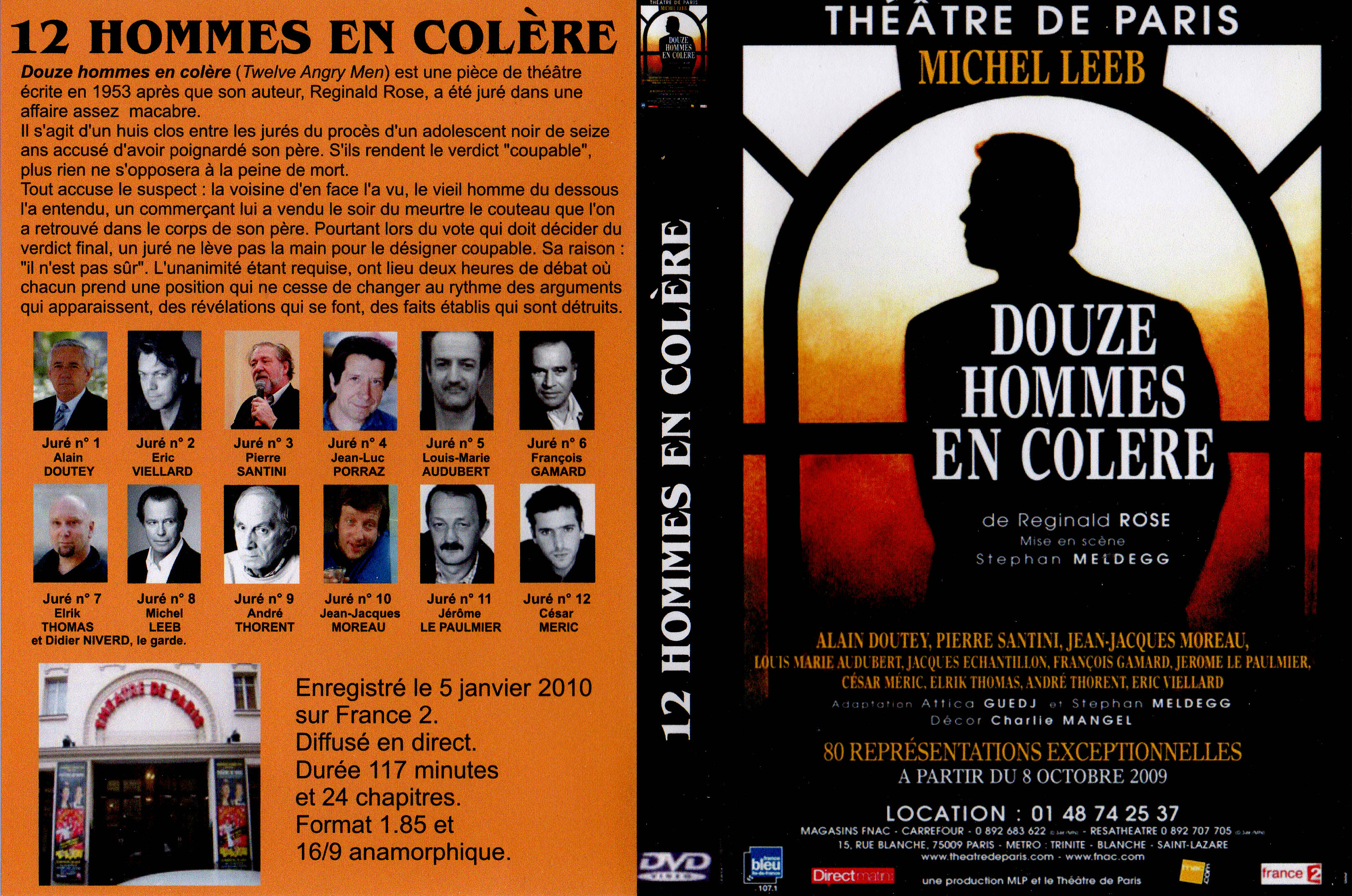 Jaquette DVD 12 hommes en colre - Thtre custom