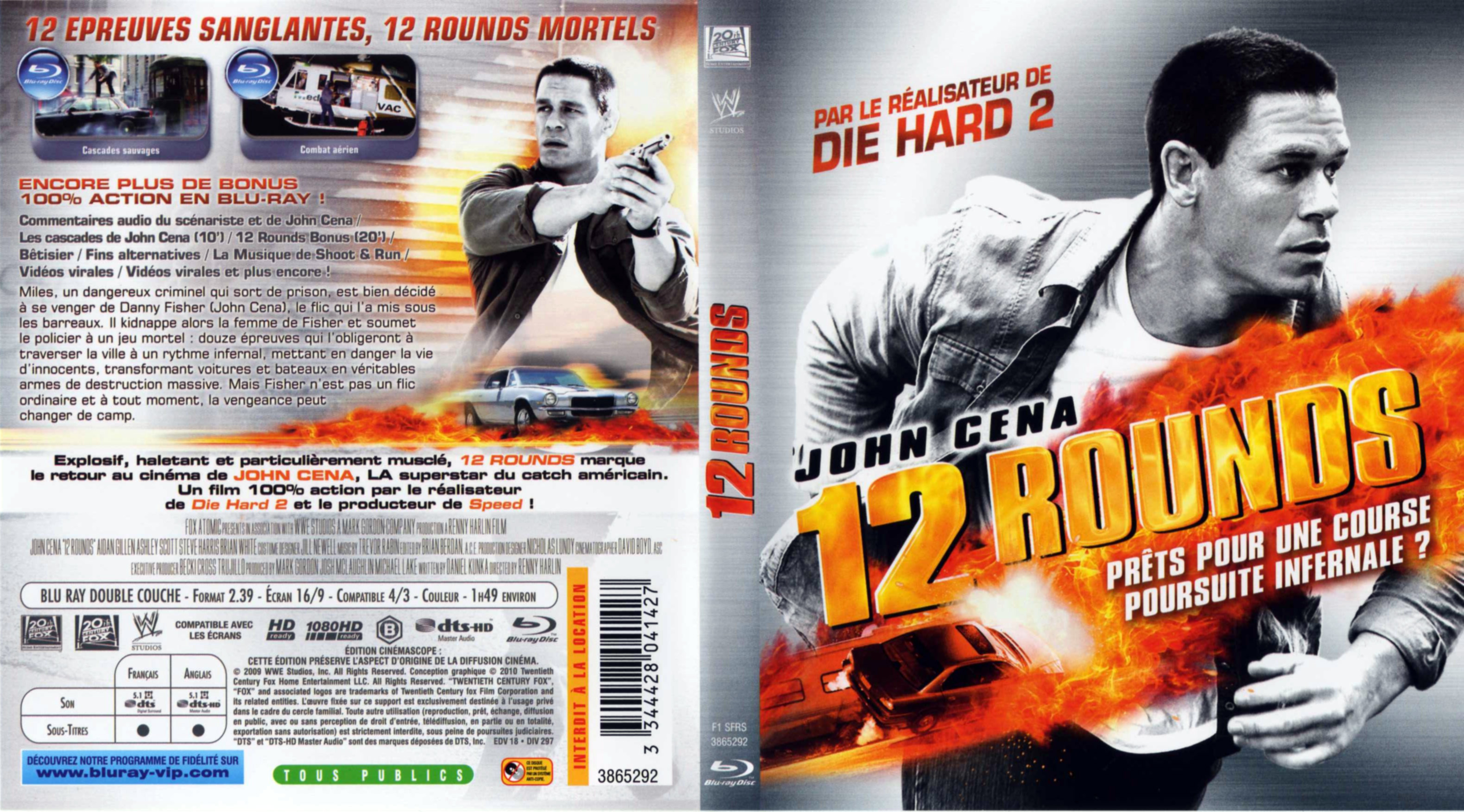 Jaquette DVD 12 rounds (BLU-RAY)