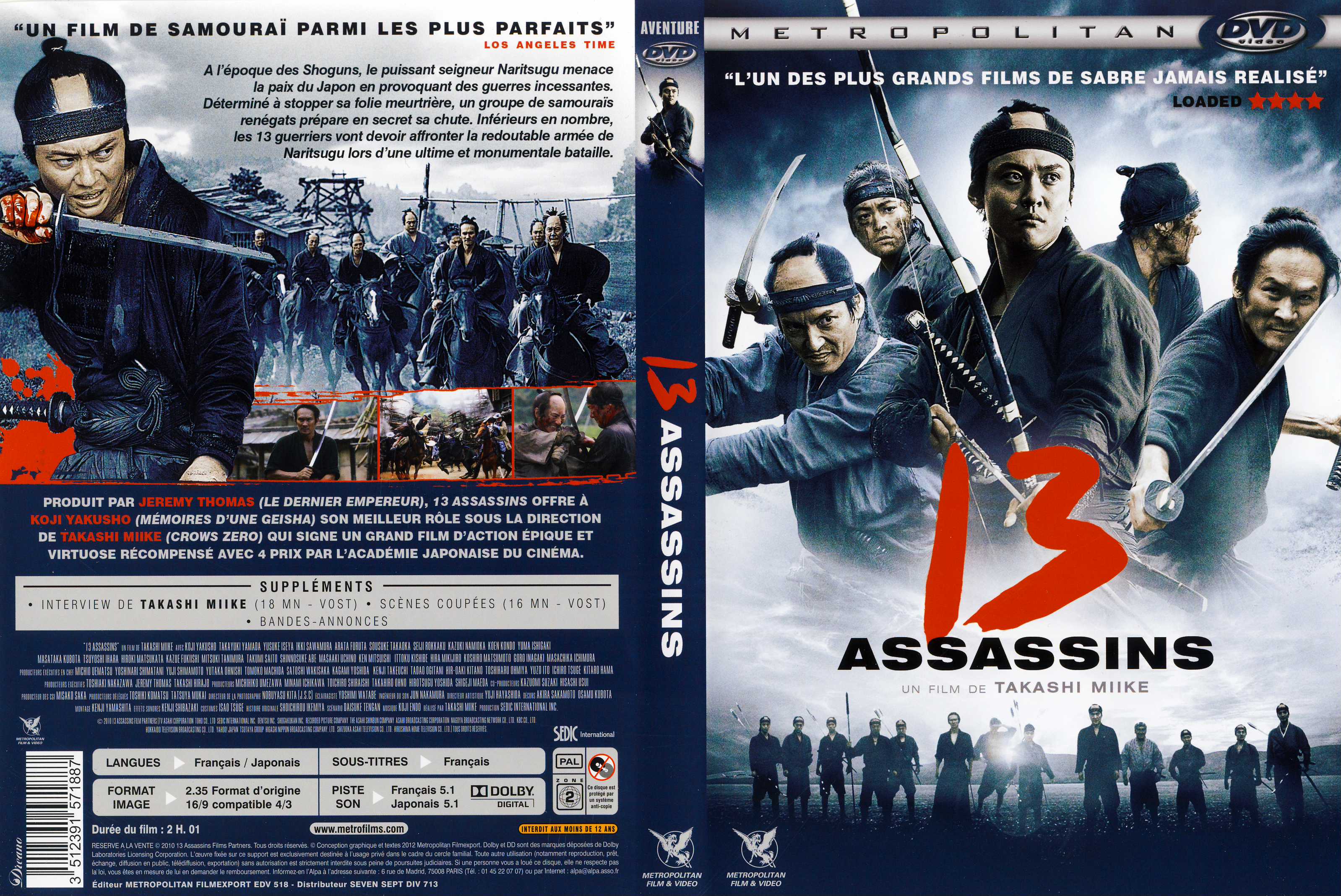 Jaquette DVD 13 Assassins