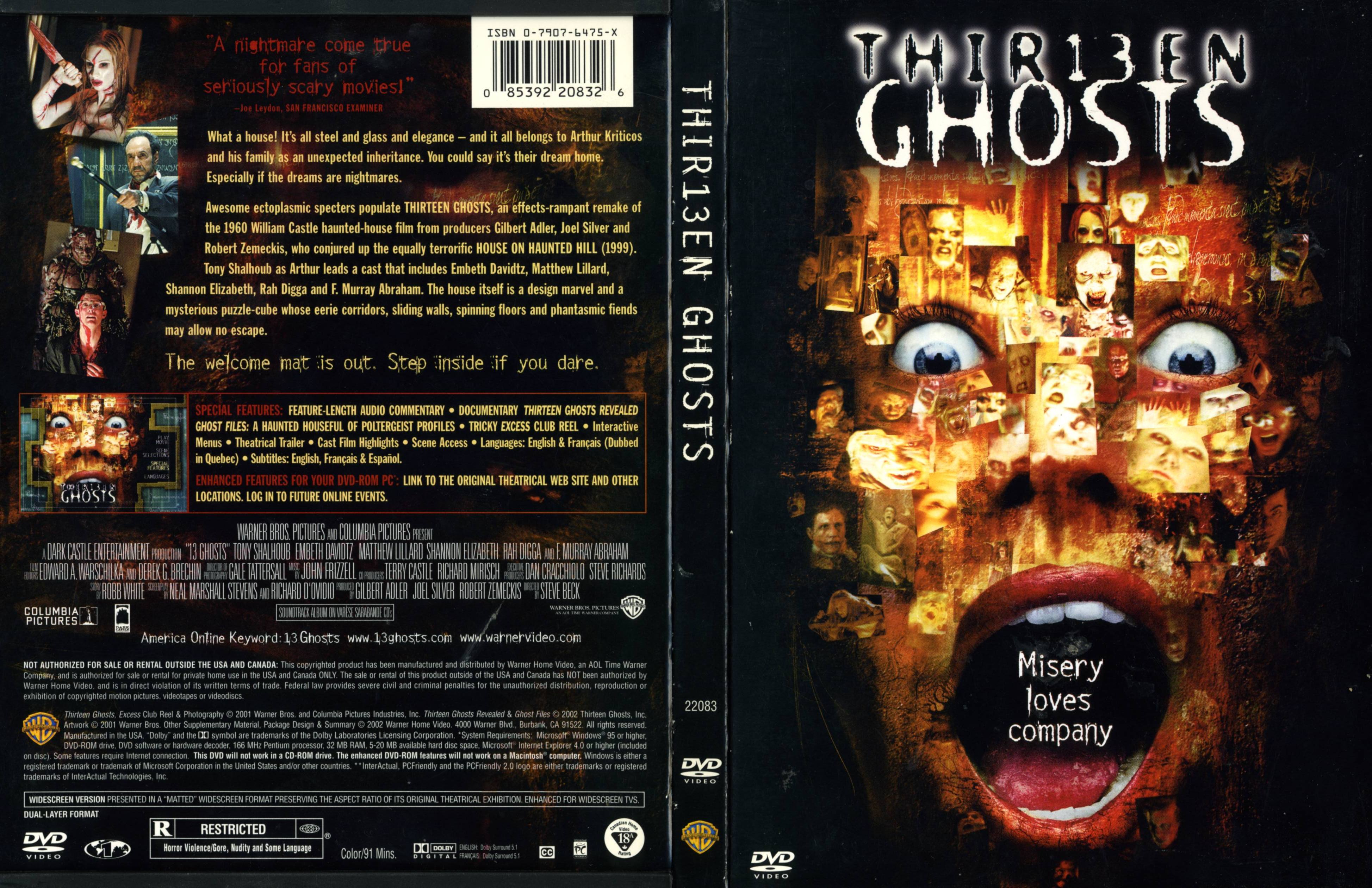 Jaquette DVD 13 Ghosts Zone 1