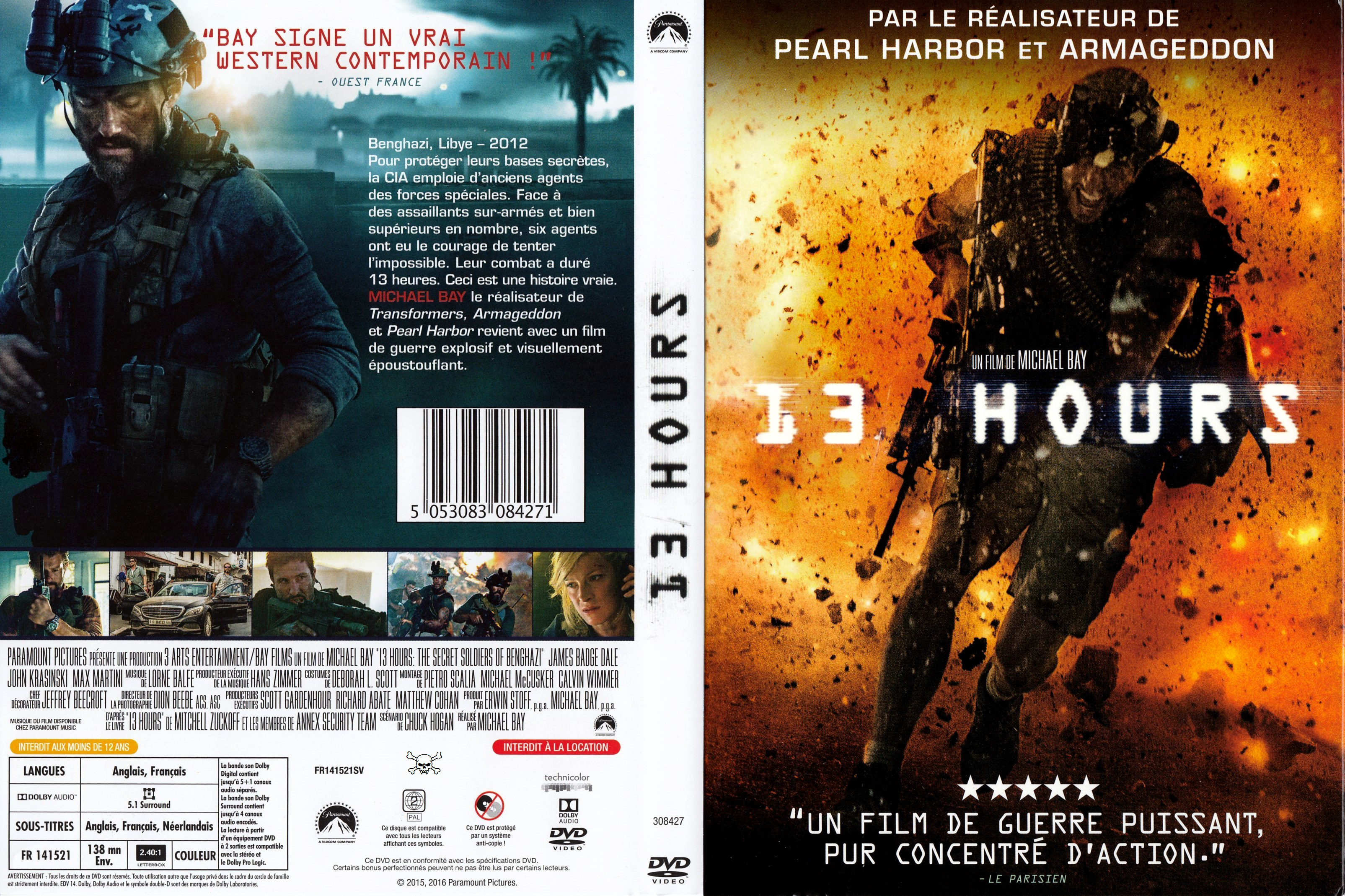 Jaquette DVD 13 Hours v2