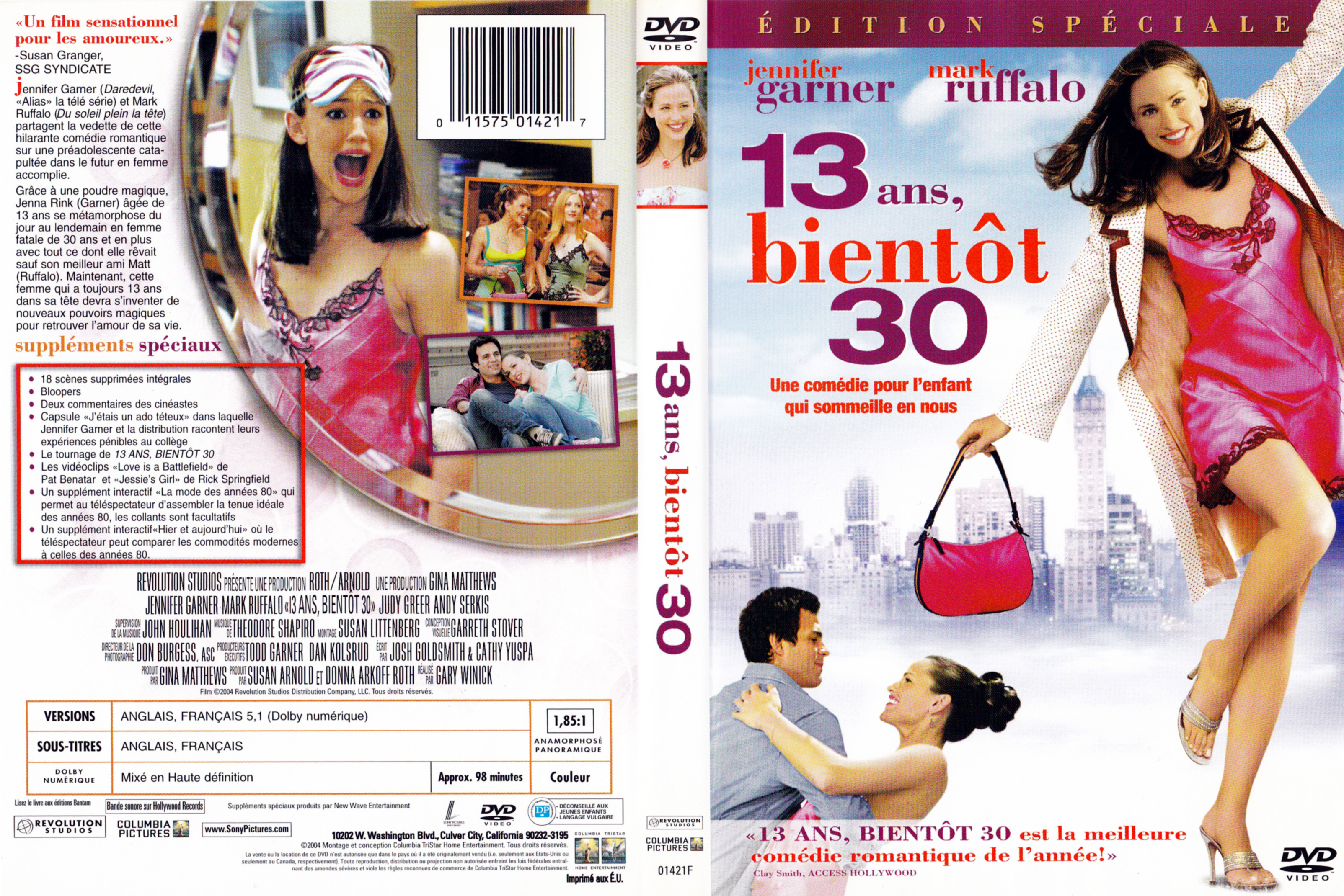 Jaquette DVD 13 ans bientt 30 (Canadienne)