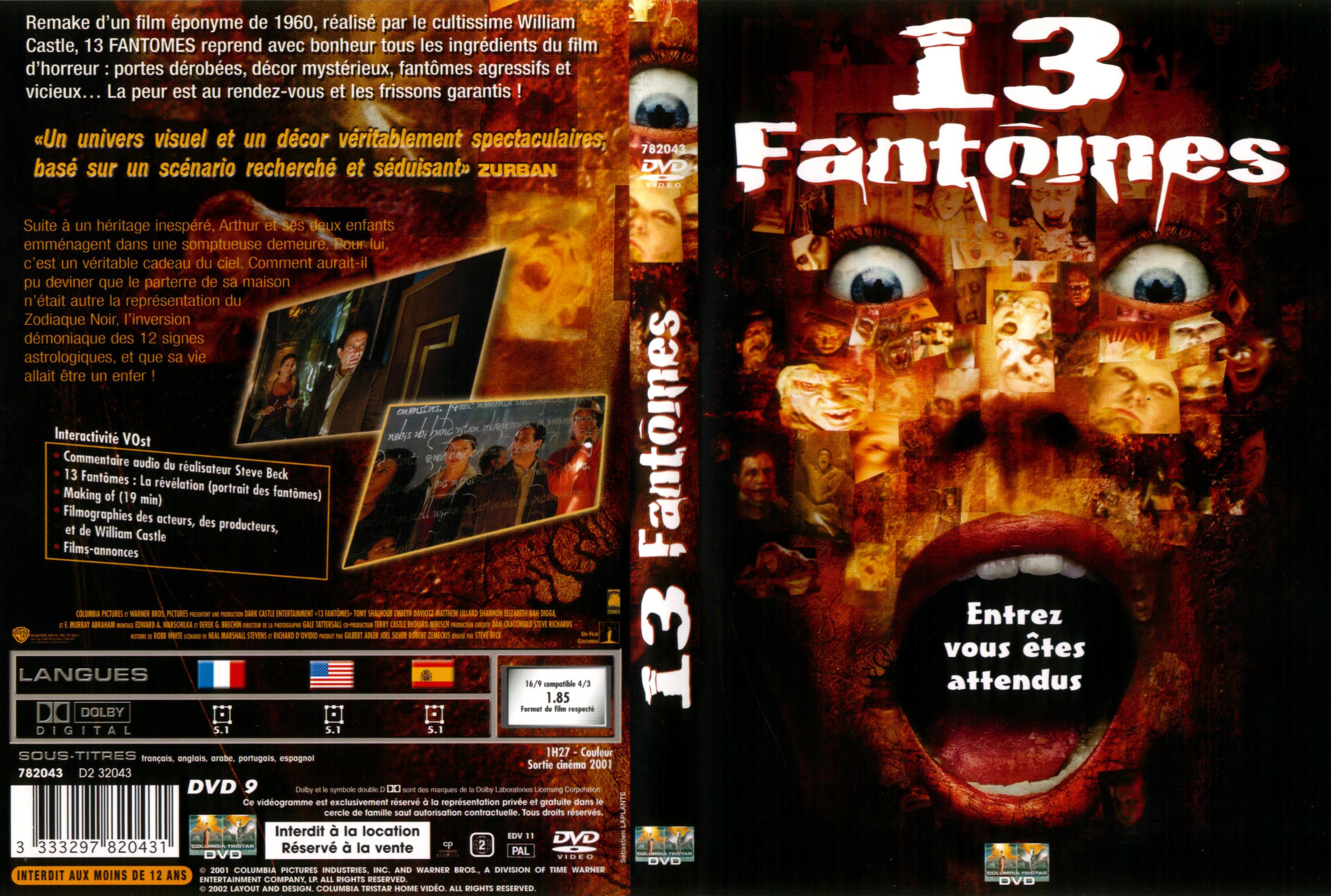Jaquette DVD 13 fantomes