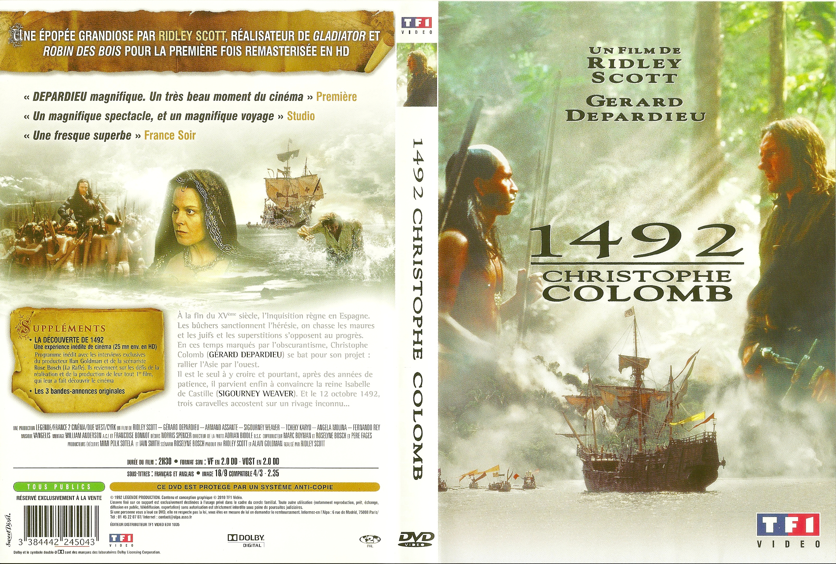 Jaquette DVD 1492 Christophe Colomb v3