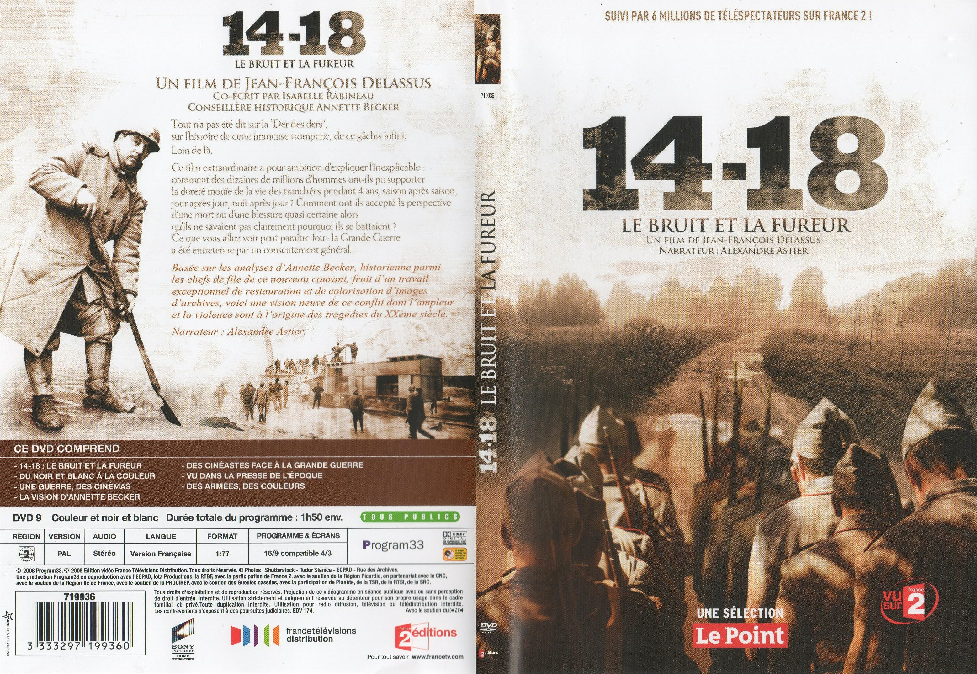 Jaquette DVD 14-18 le bruit et la fureur