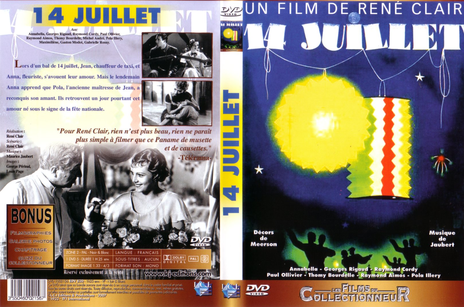 Jaquette DVD 14 juillet