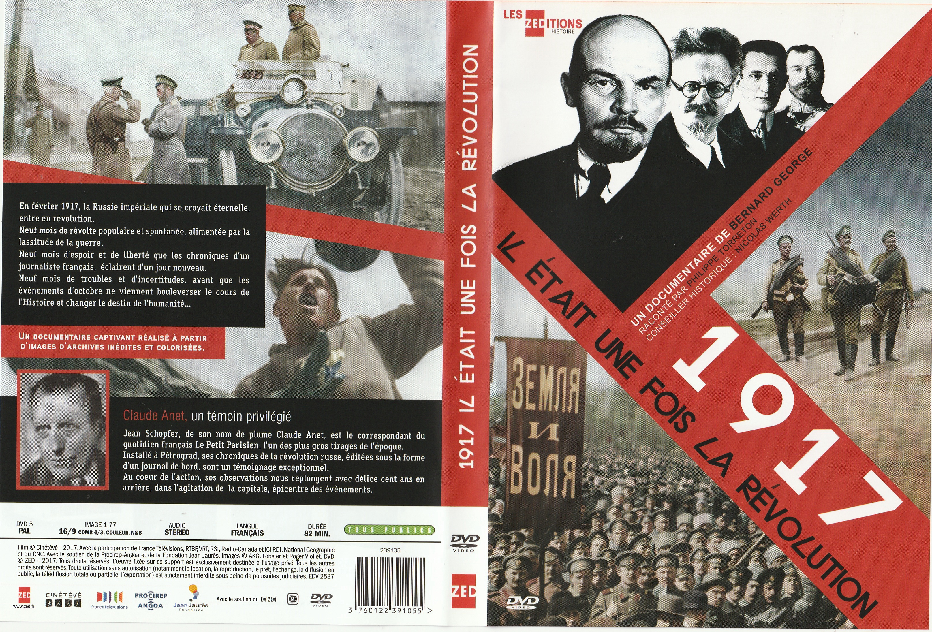 Jaquette DVD 1917 Il tait une fois la rvolution