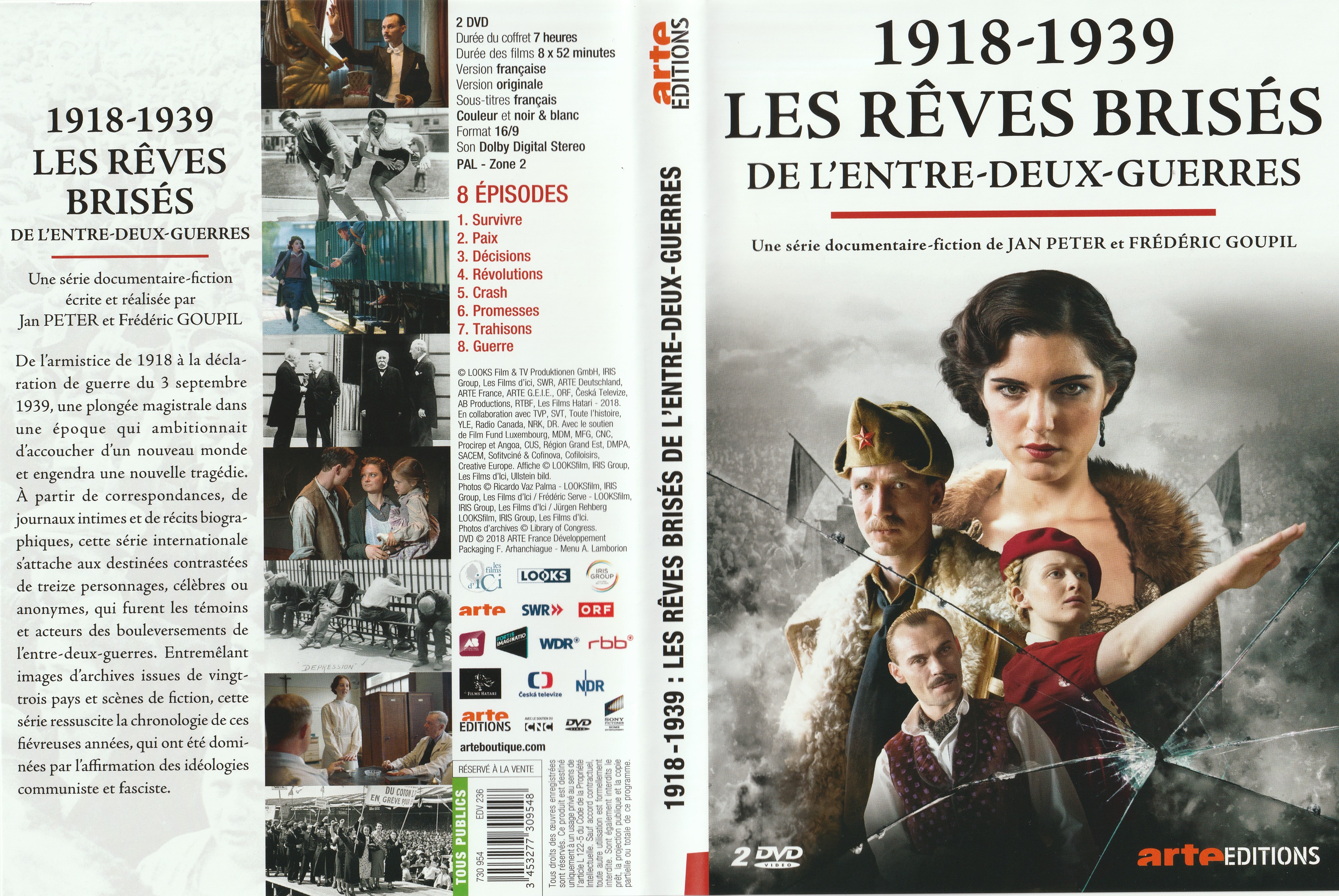 Jaquette DVD 1918-1939 les rves briss de l