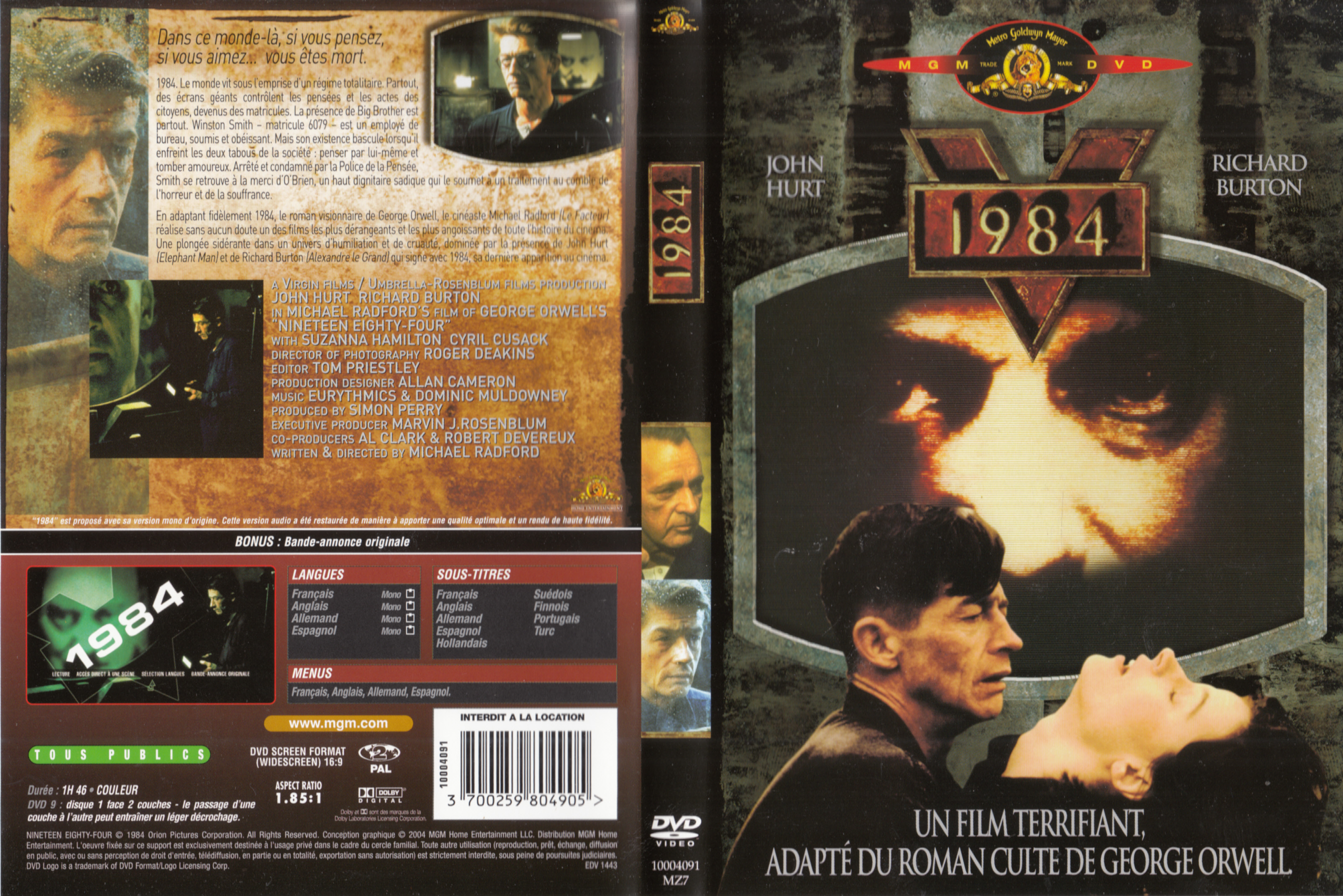 Jaquette DVD 1984 v2