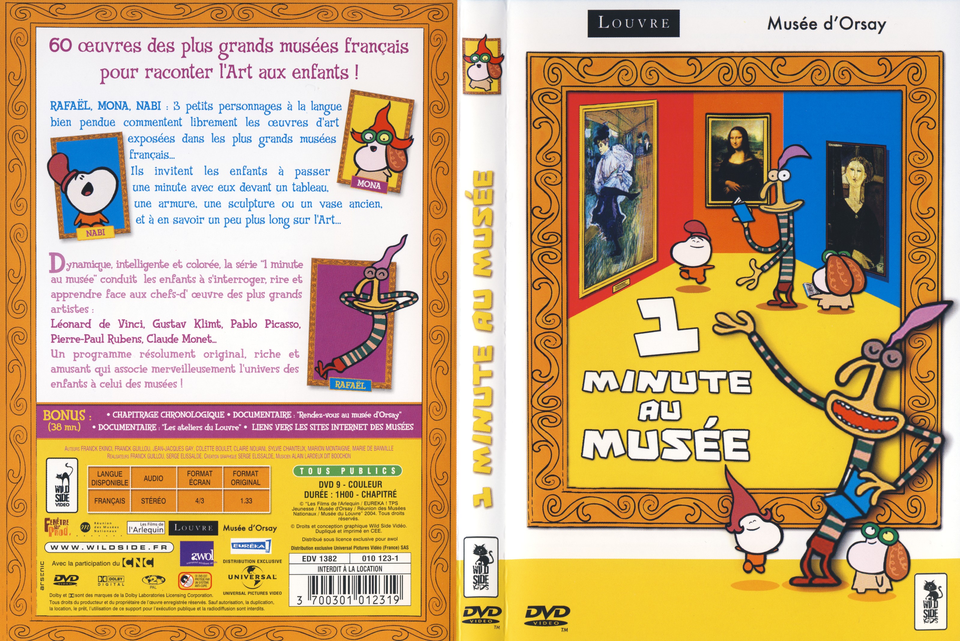 Jaquette DVD 1 minute au muse