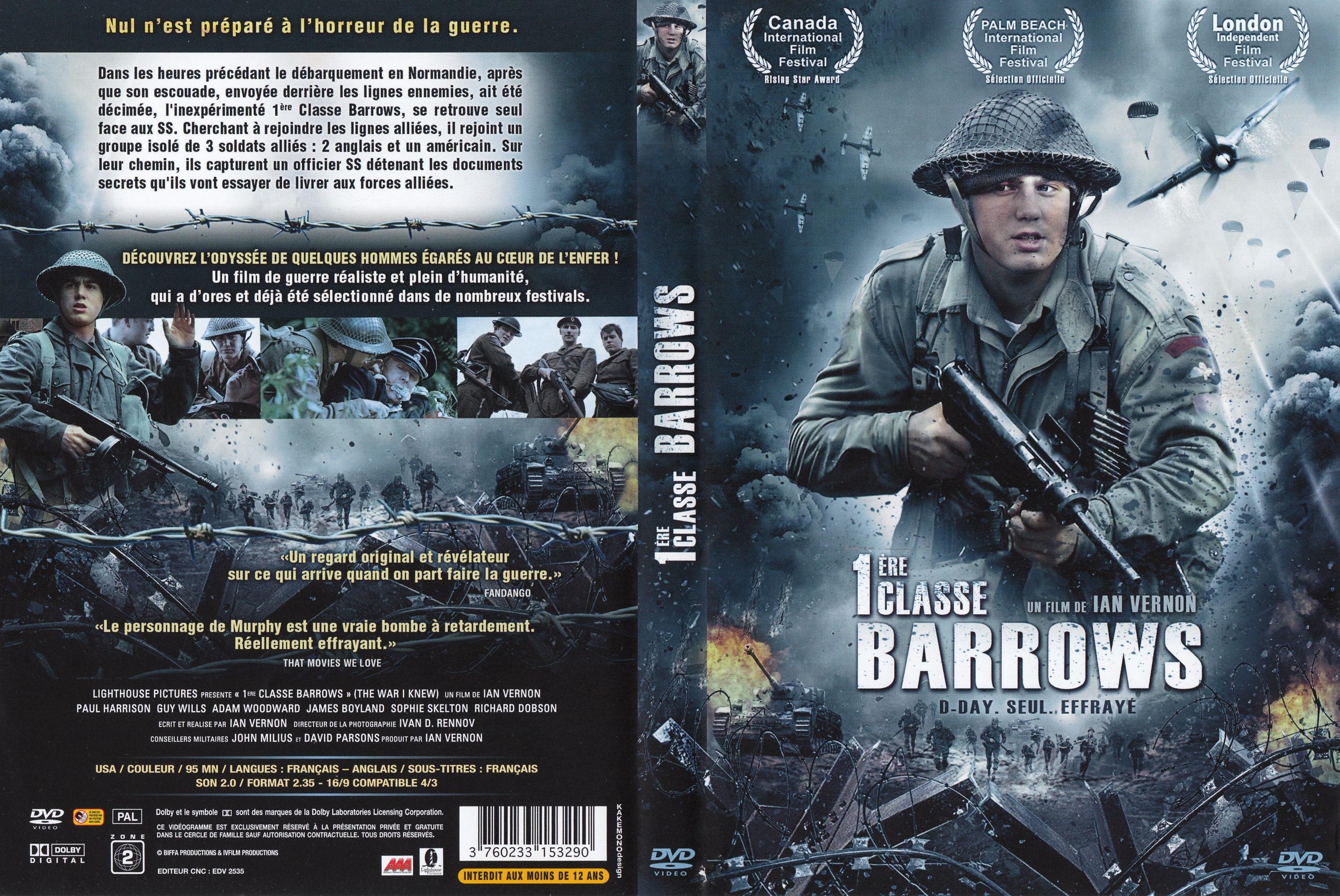 Jaquette DVD 1ere classe Barrows