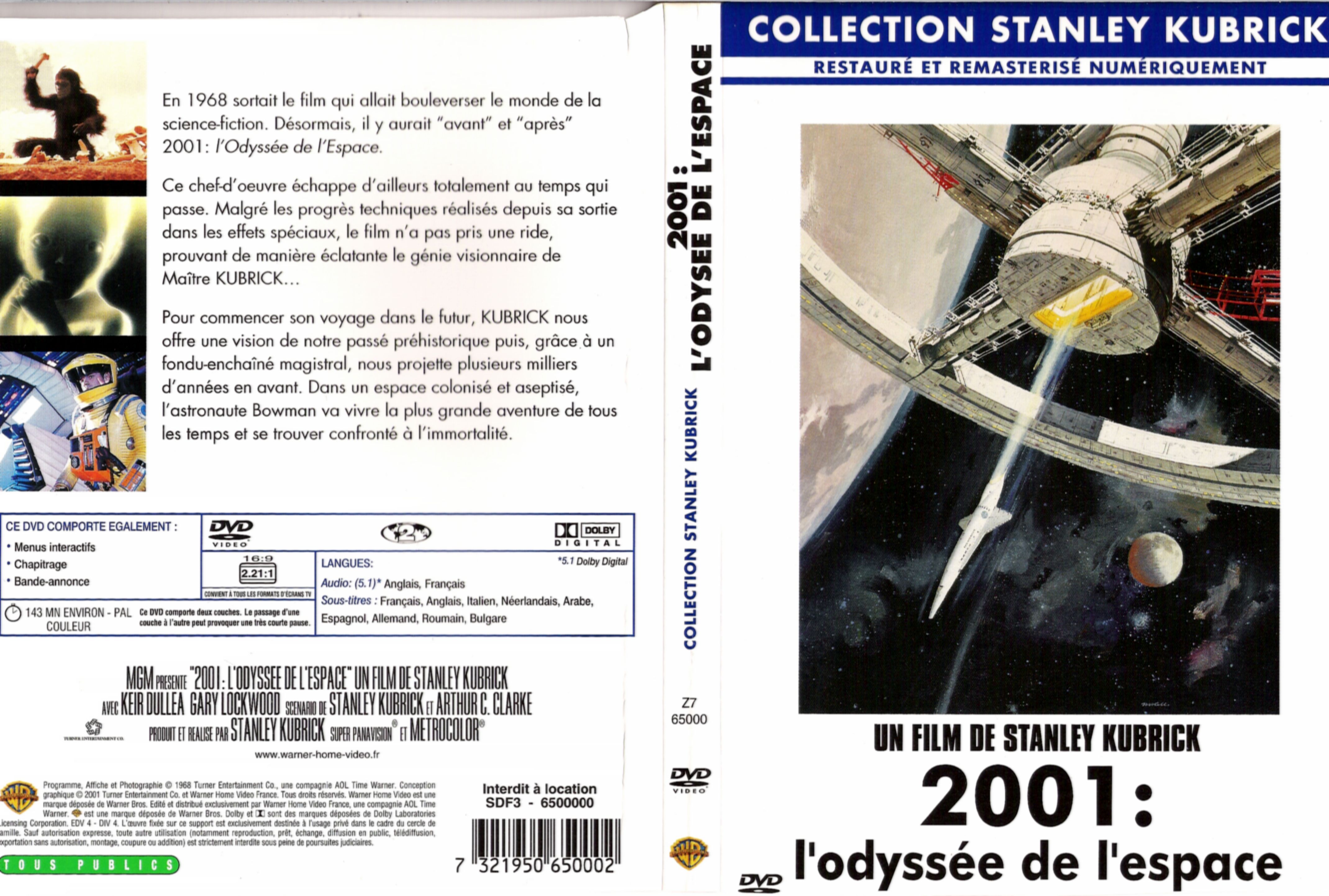 Jaquette DVD 2001 l