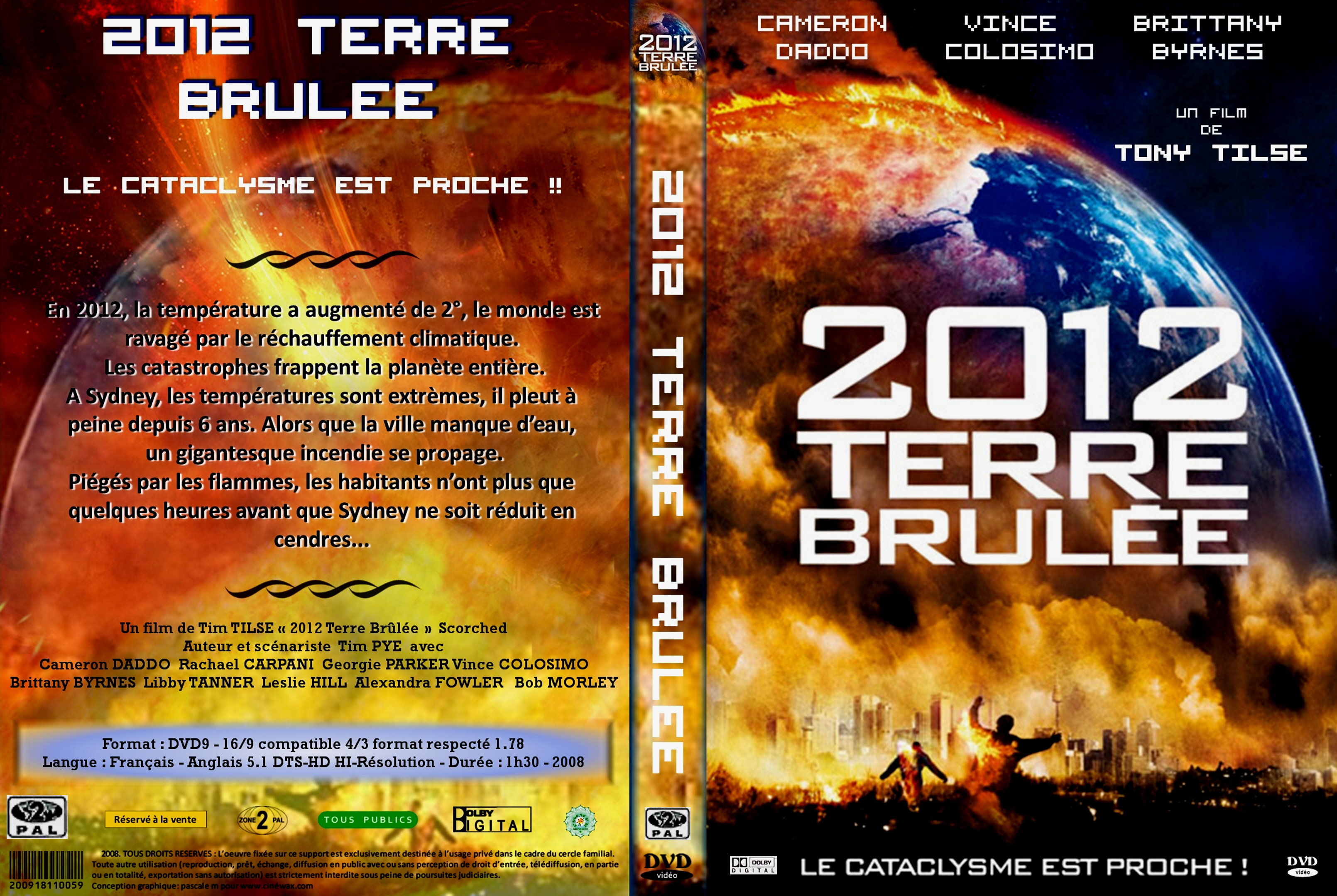 Jaquette DVD 2012 - Terre brule
