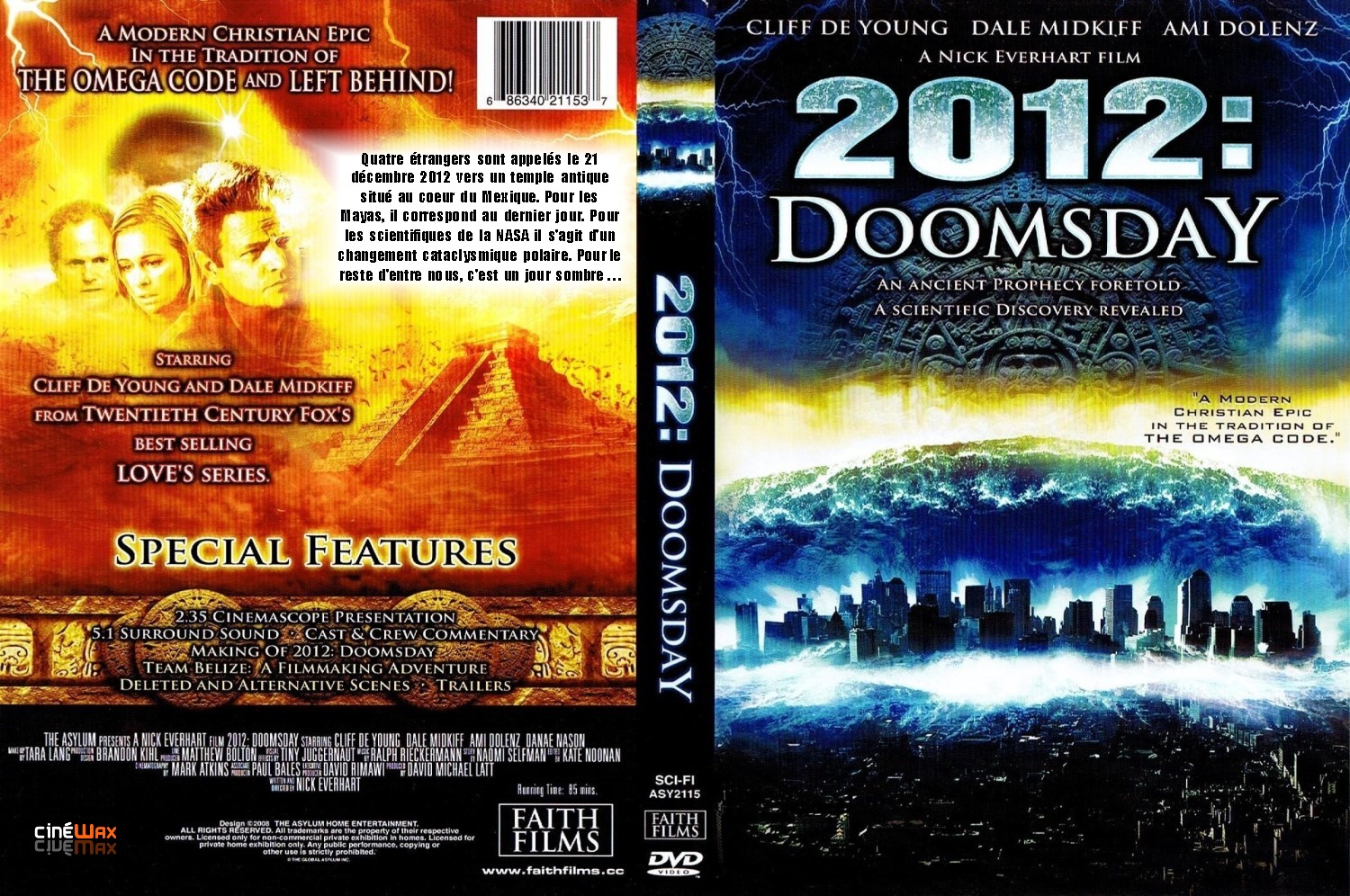 Jaquette DVD 2012 doomsday custom