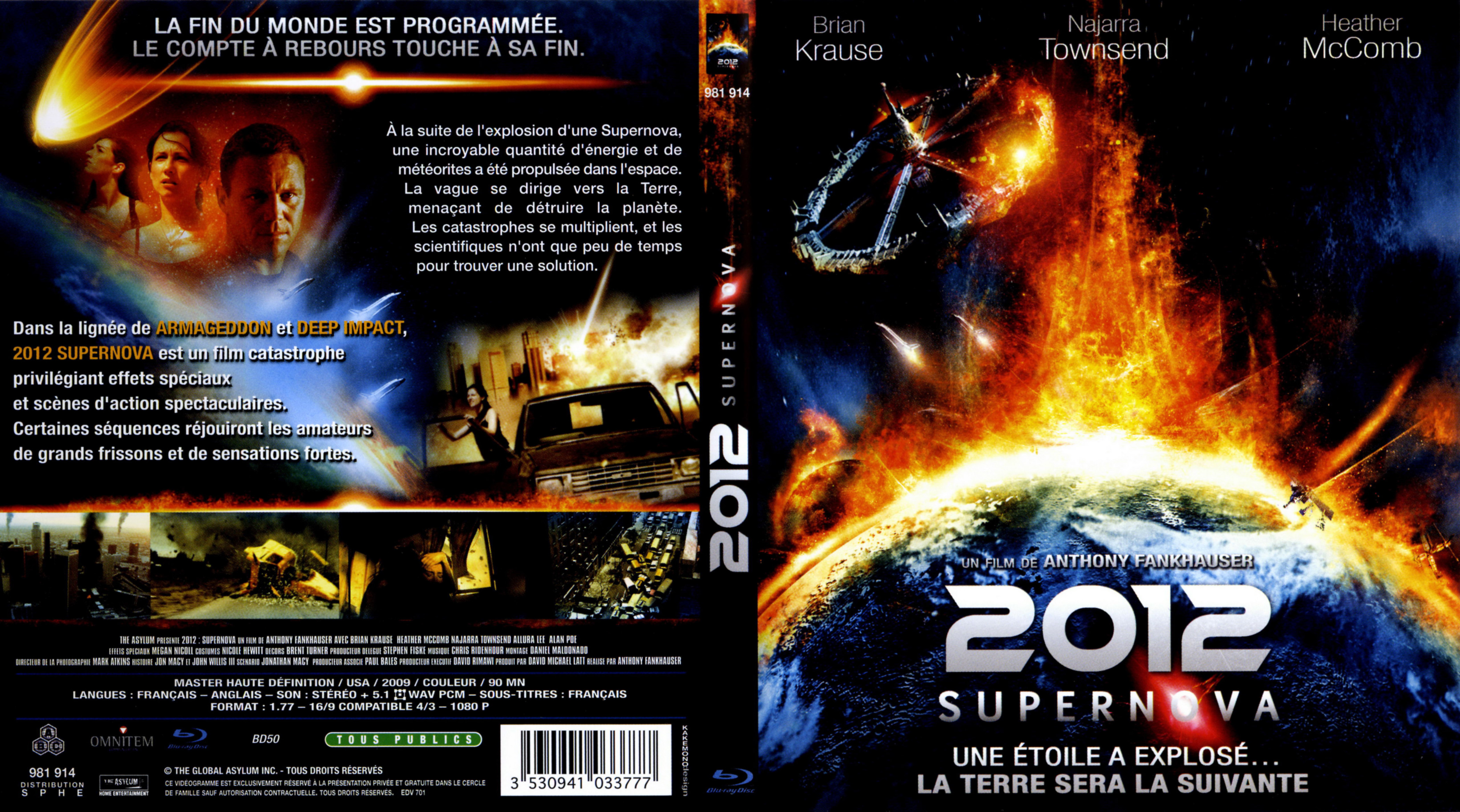 Jaquette DVD 2012 supernova (BLU-RAY)