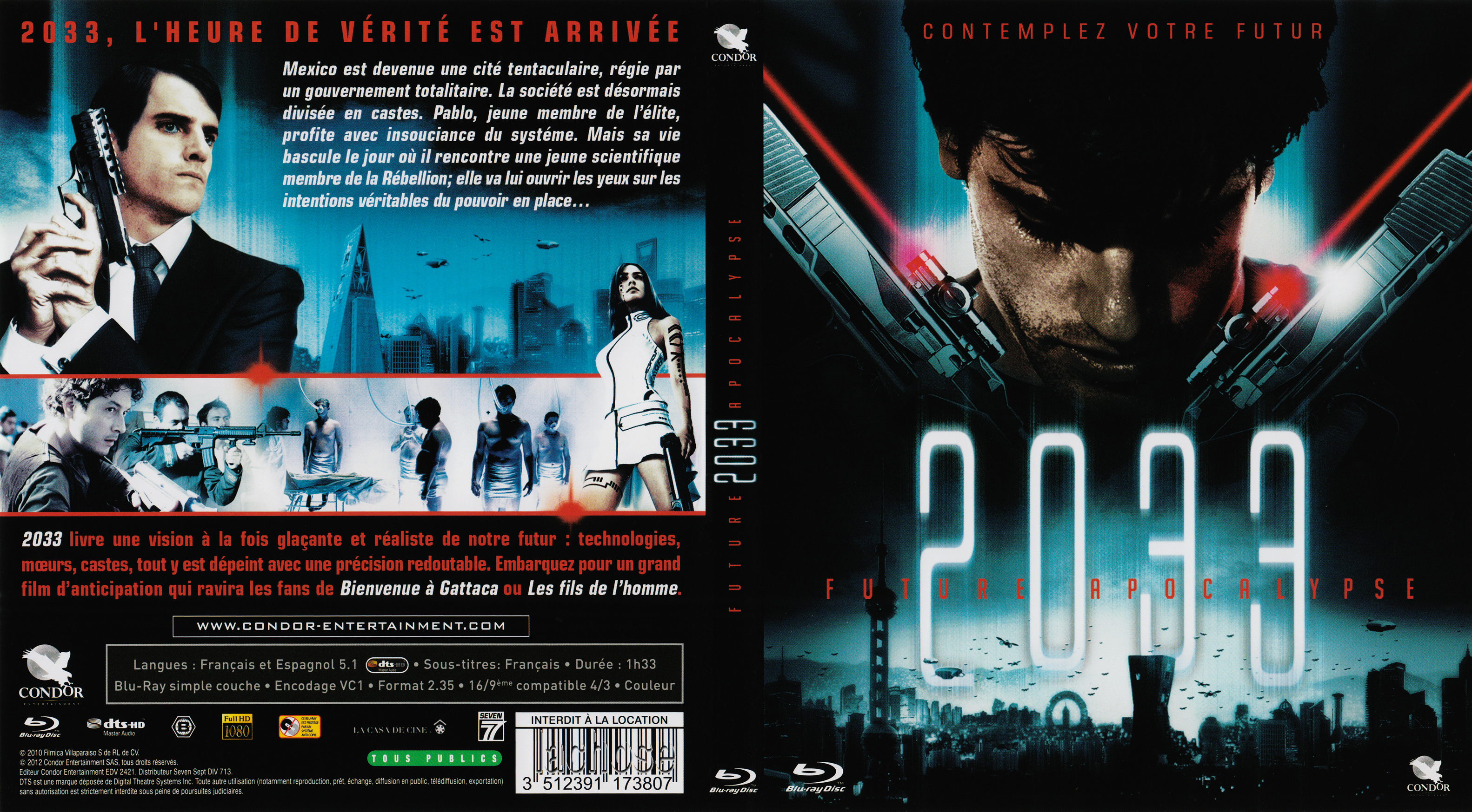 Jaquette DVD 2033 (BLU-RAY)