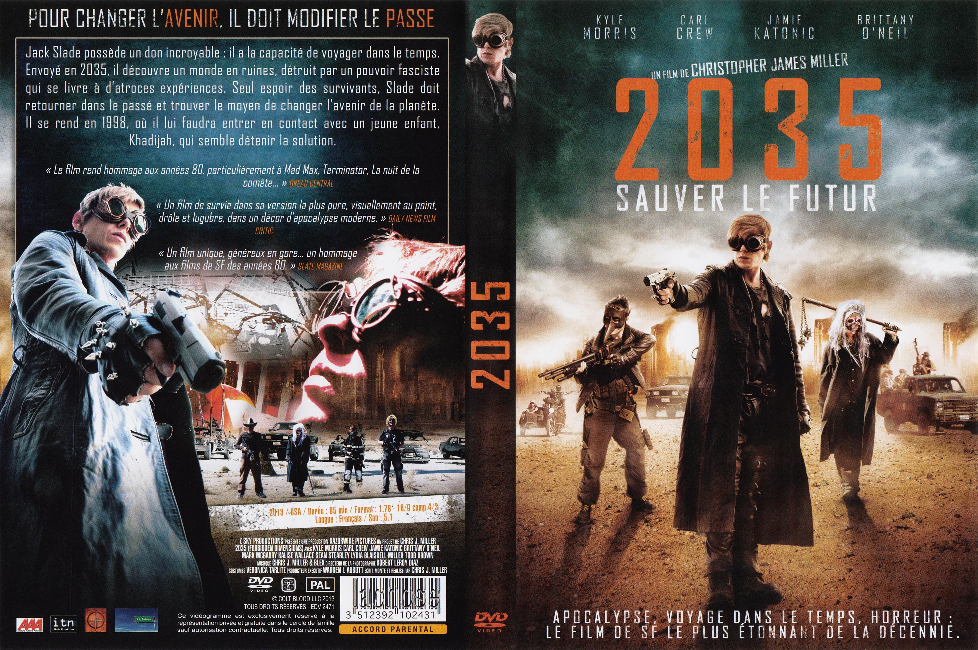 Jaquette DVD 2035 sauver le futur