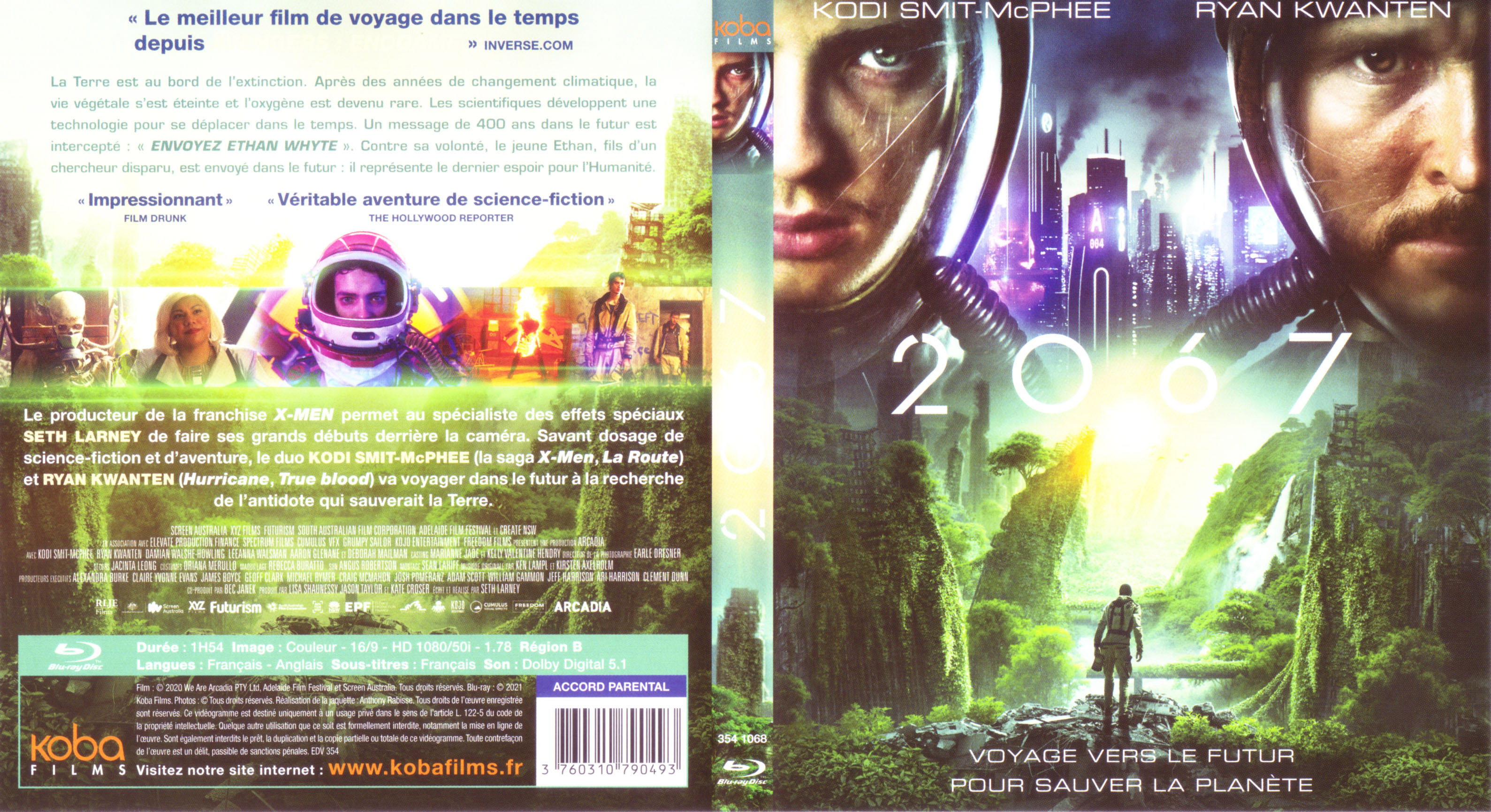Jaquette DVD 2067 (BLU-RAY)