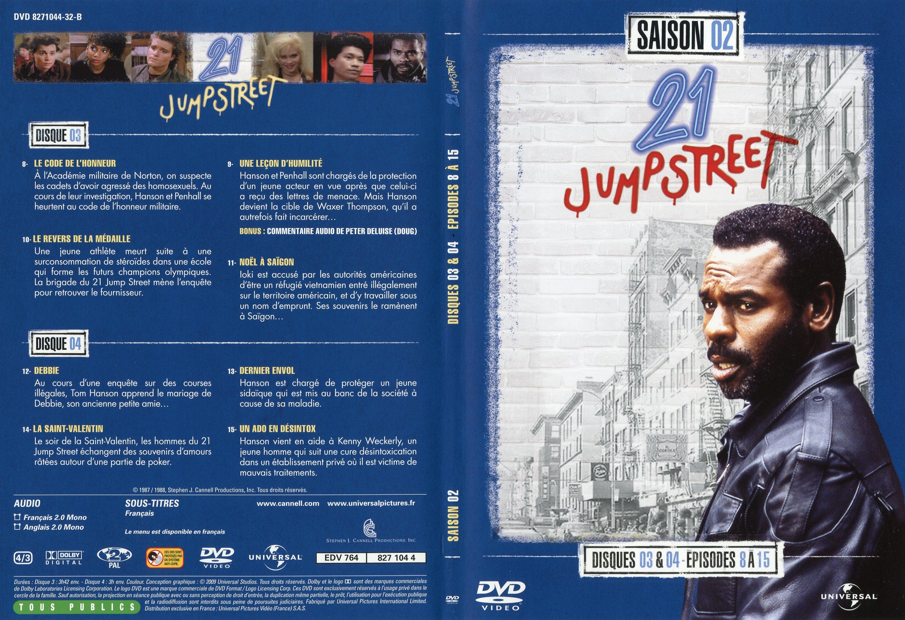 Jaquette DVD 21 jump street Saison 2 DVD 2