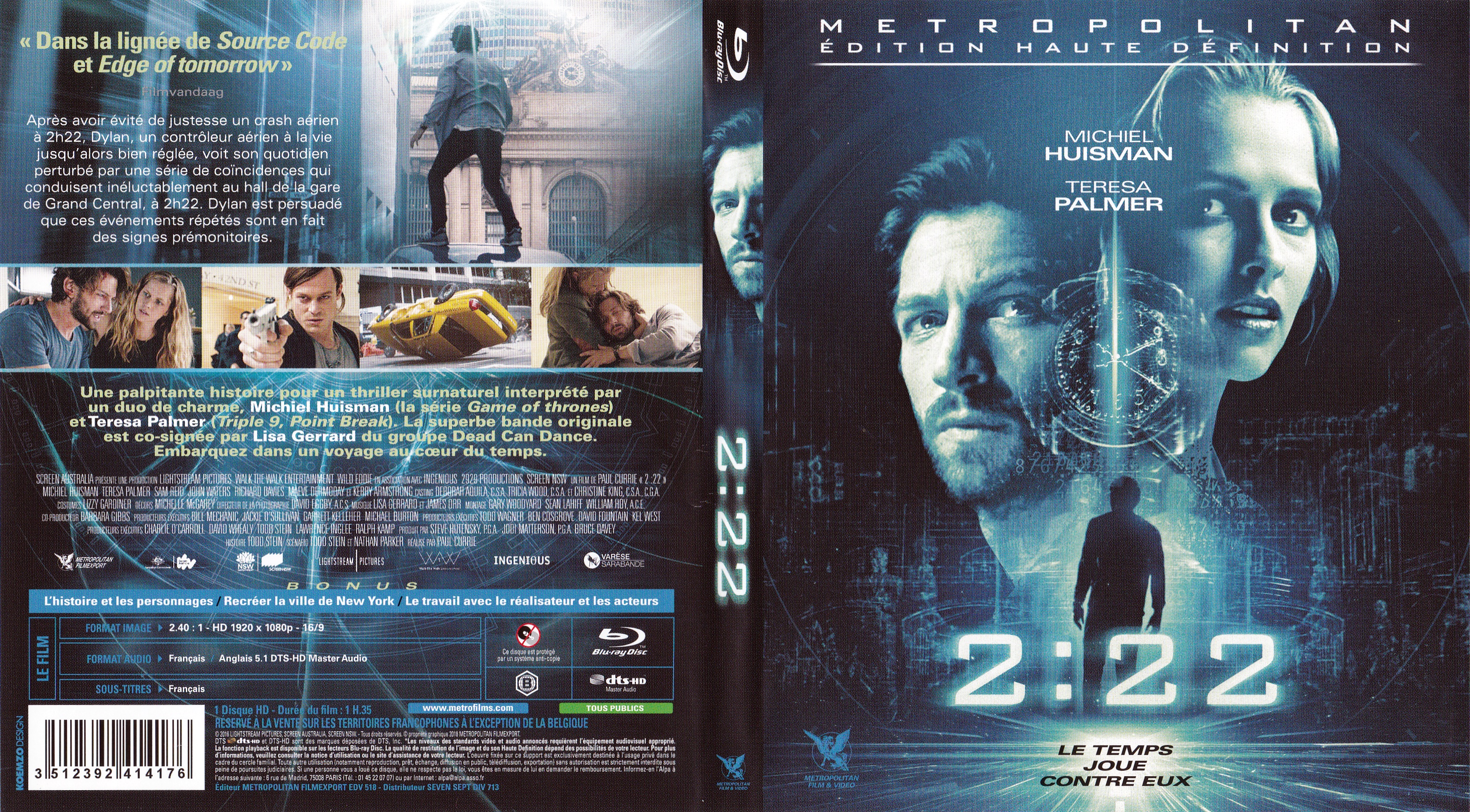Jaquette DVD 2:22 (BLU-RAY)