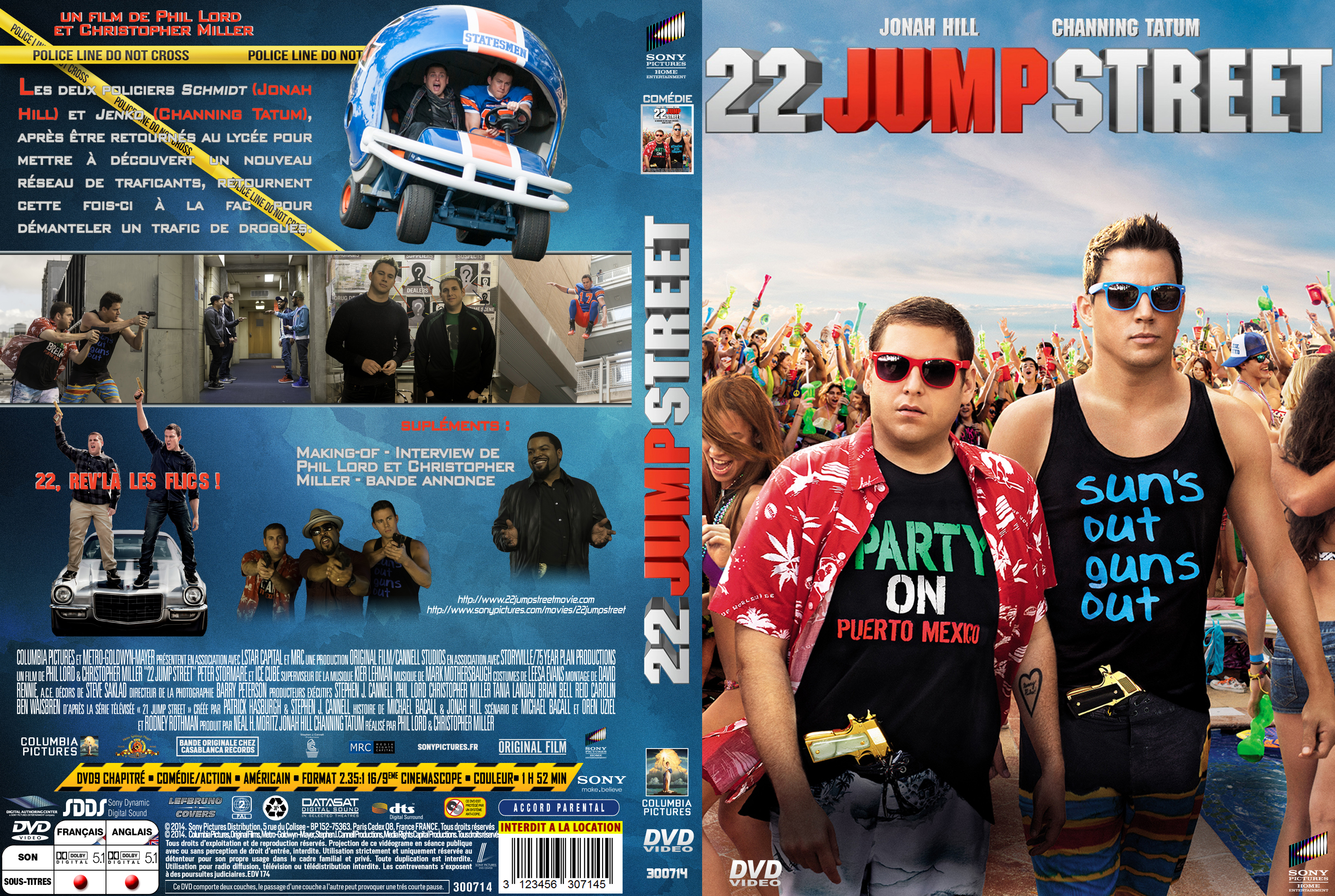 Jaquette DVD 22 Jump Street custom