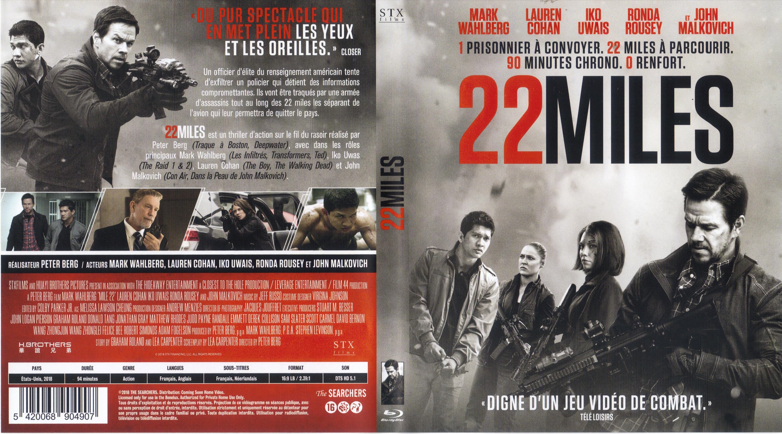 Jaquette DVD 22 Miles (BLU-RAY)