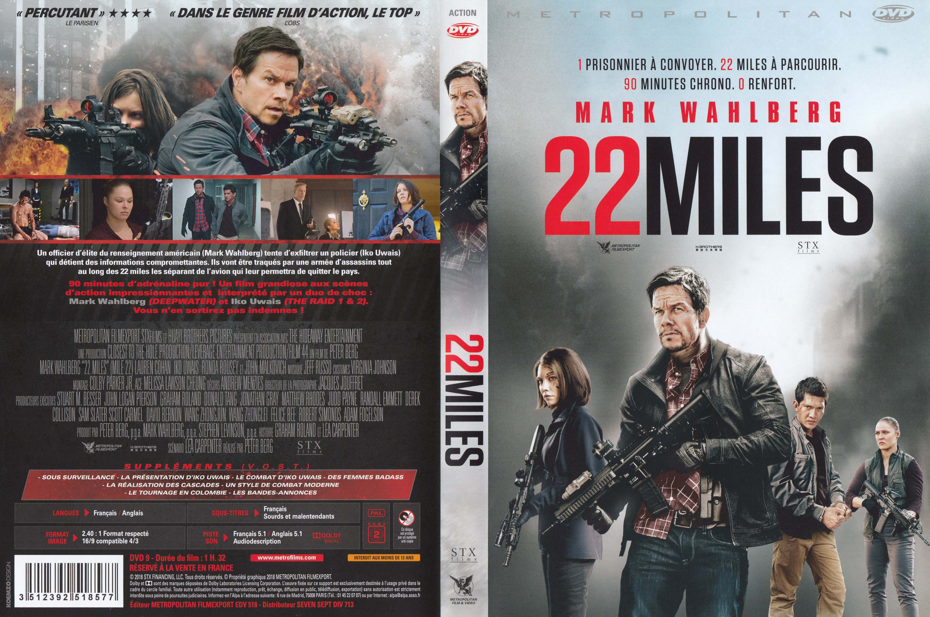 Jaquette DVD 22 Milles